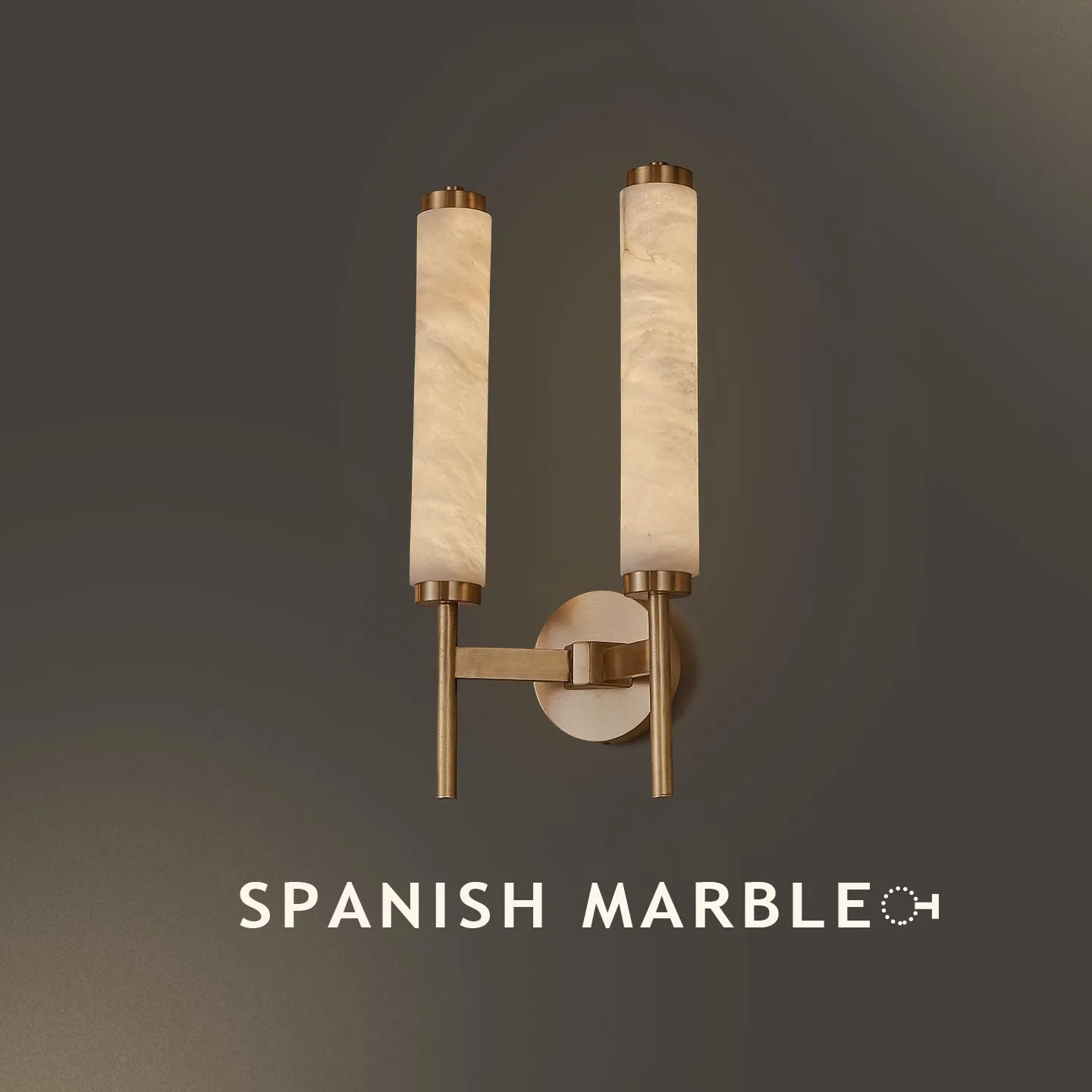 Aurelian Marble Cylinder Wall Sconce image 3