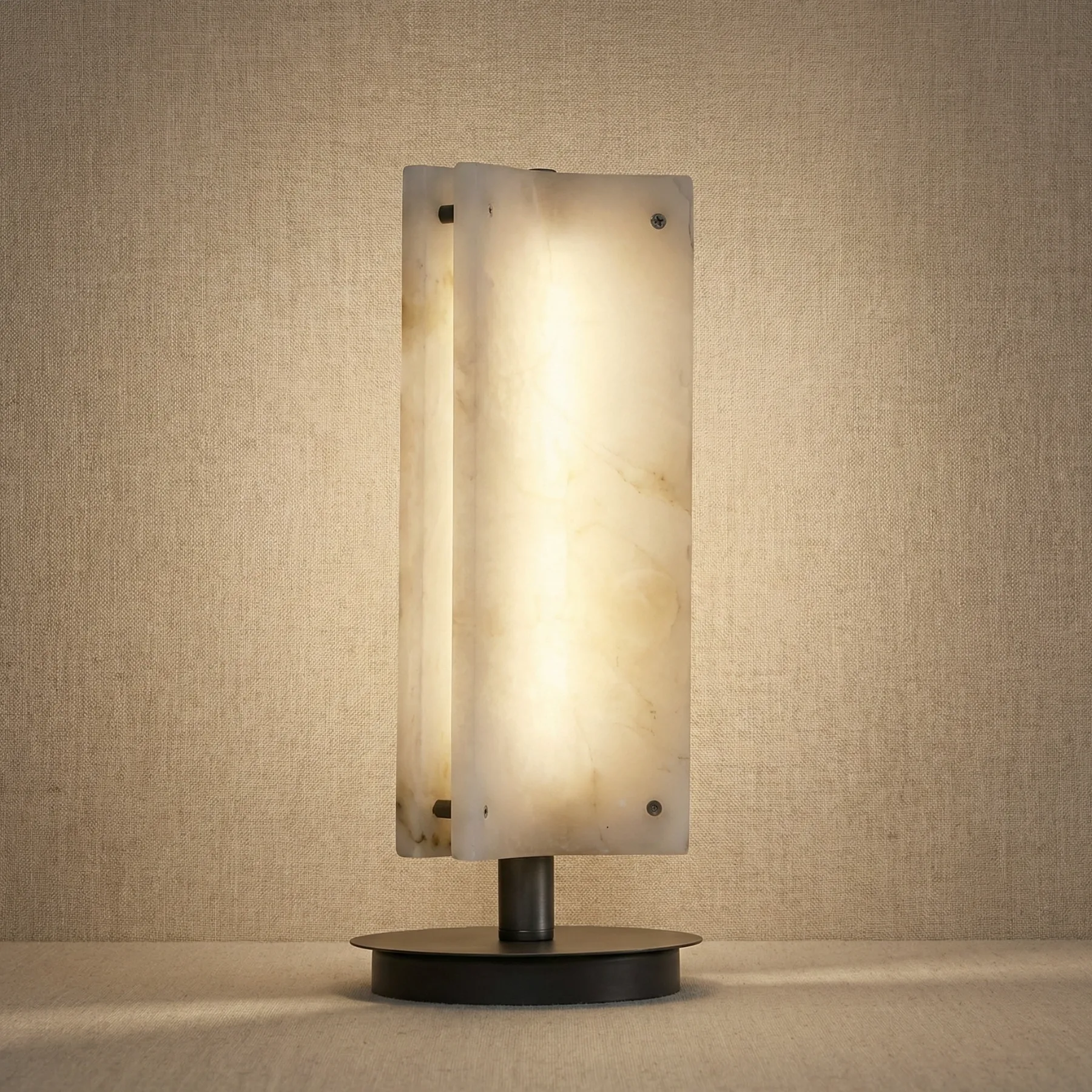 Serene Alabaster Panel Table Lamp custom table lamp