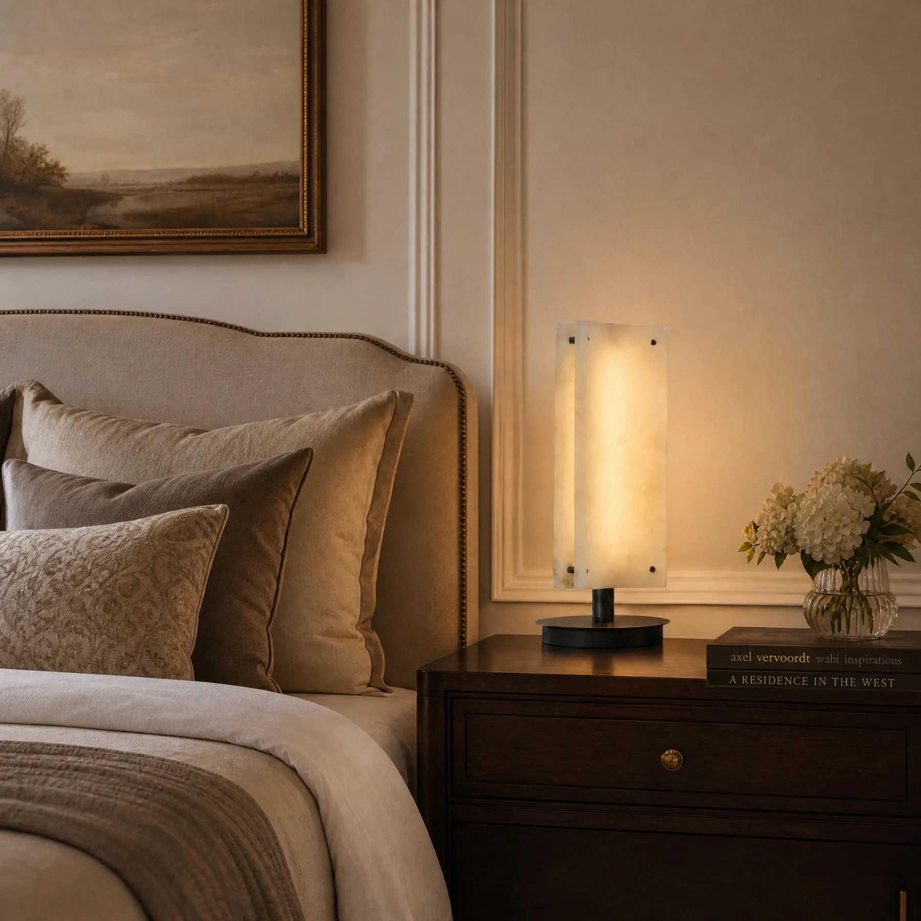 Serene Alabaster Panel Table Lamp image 4