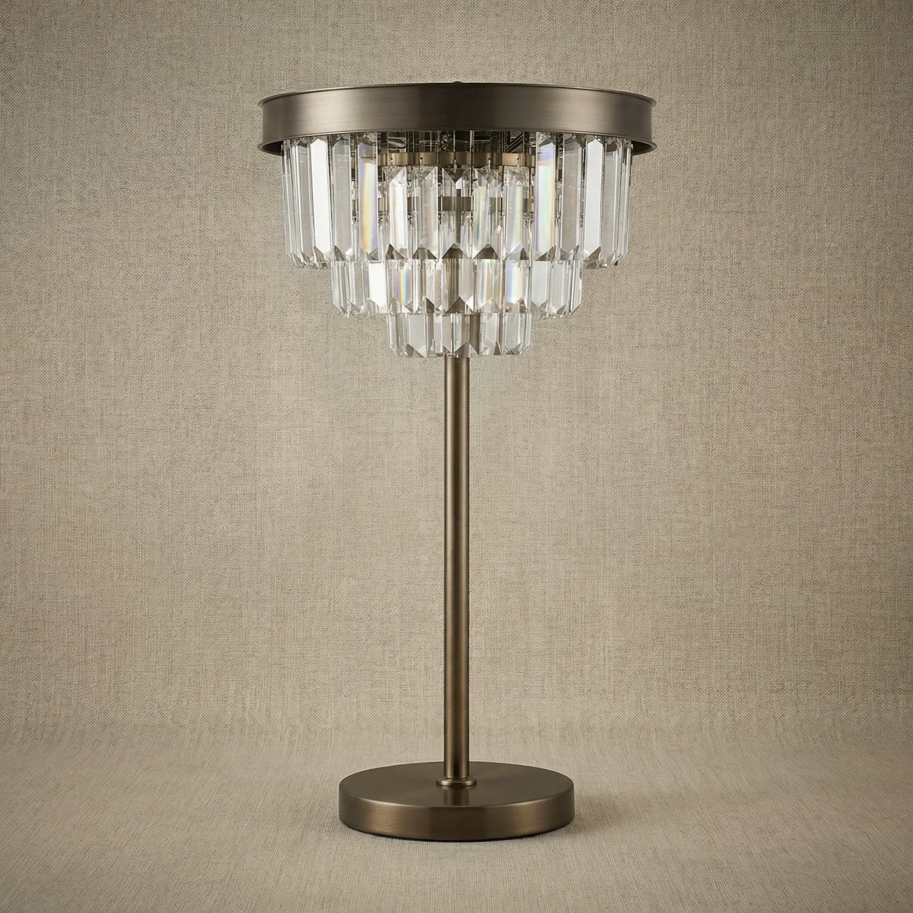 Regal Crystal Fringe Table Lamp image 3