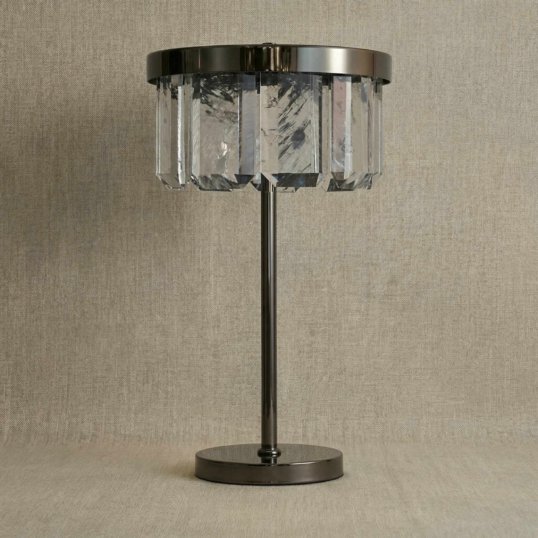 Lustrous Crystal Drum Table Lamp image 5