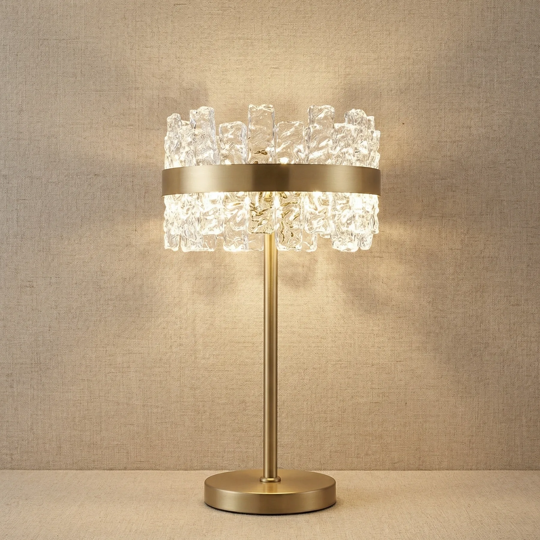 Solene Crystal Crown Table Lamp custom table lamp