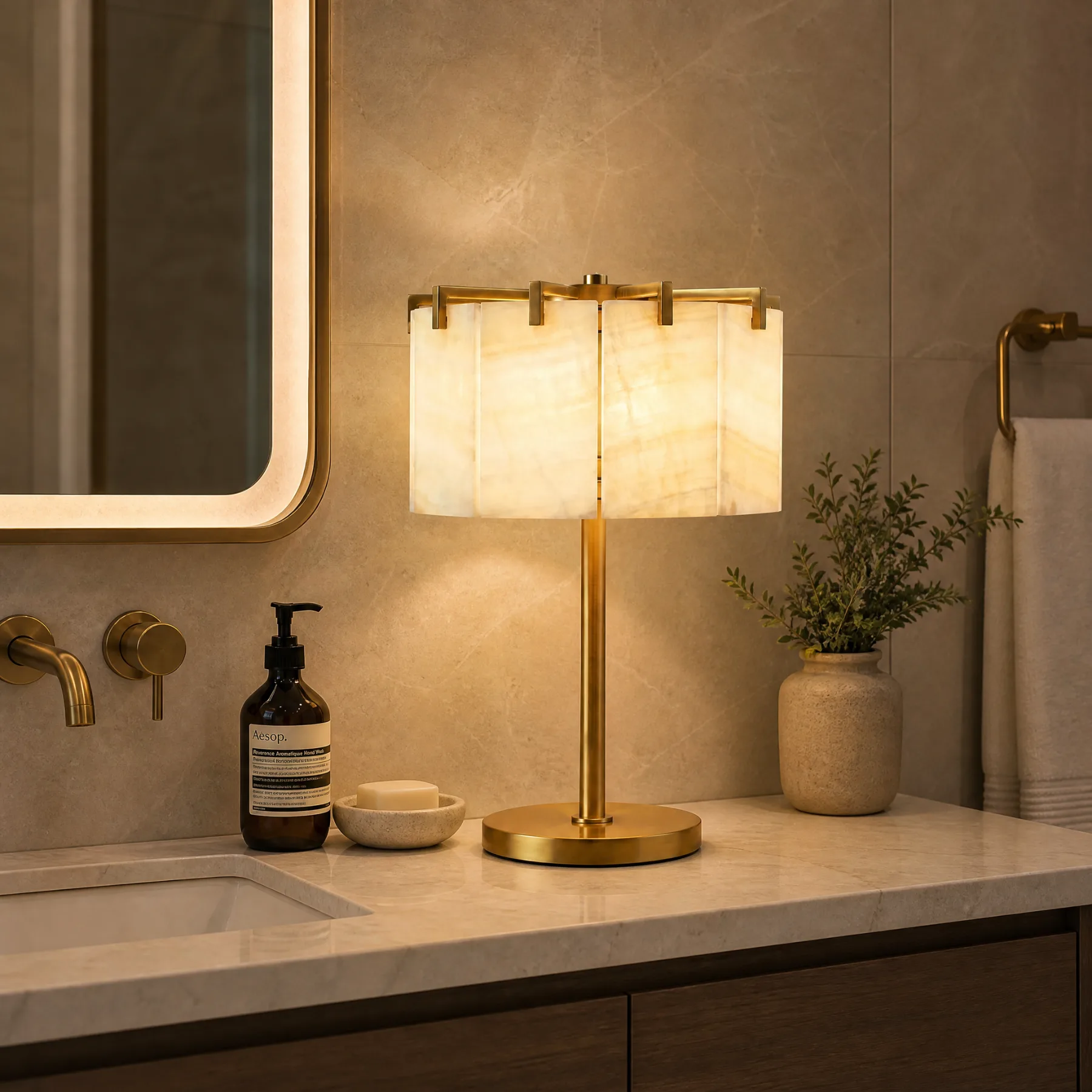 Avel Alabaster Table Lamp image 5