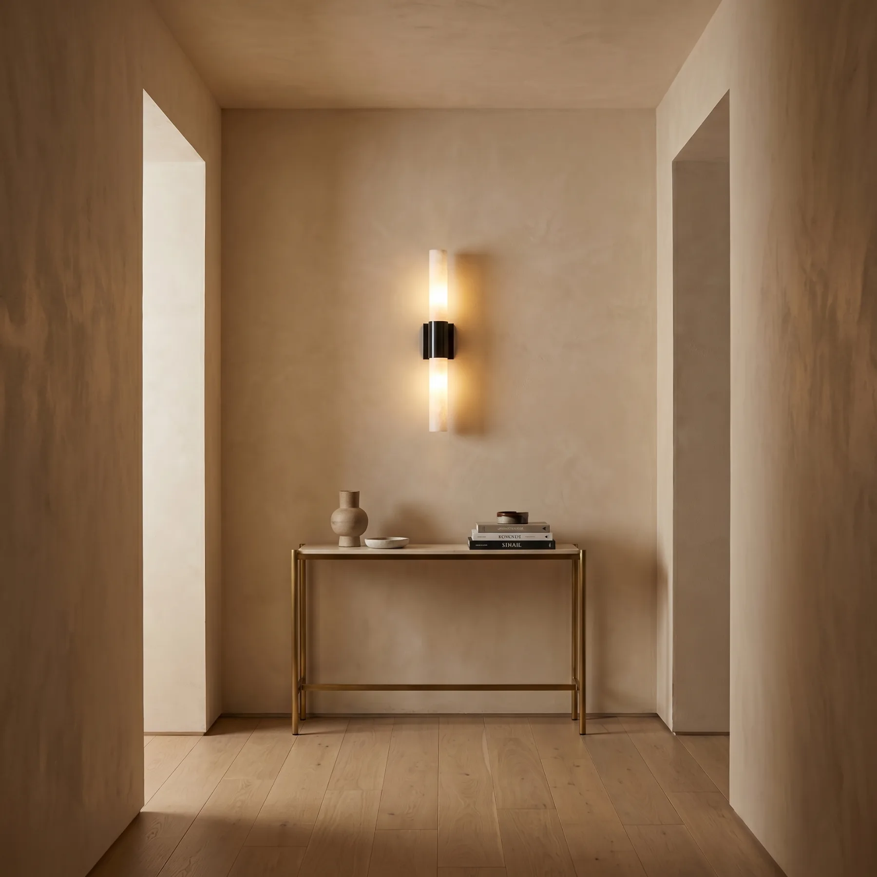 Design 15 Alabaster Cylinder Wall Sconce image 4