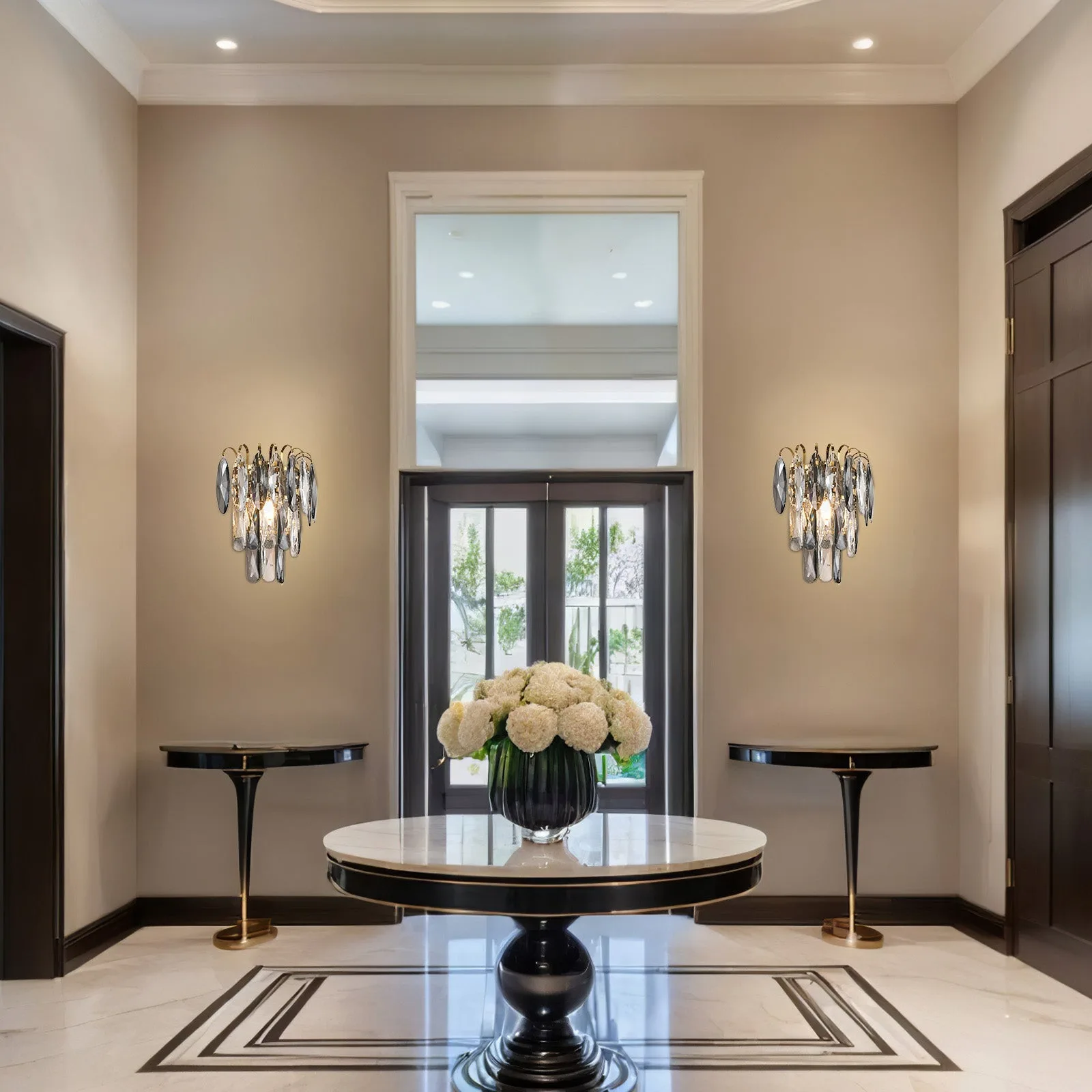 Design 16 Crystal Cascade Wall Sconce image 3