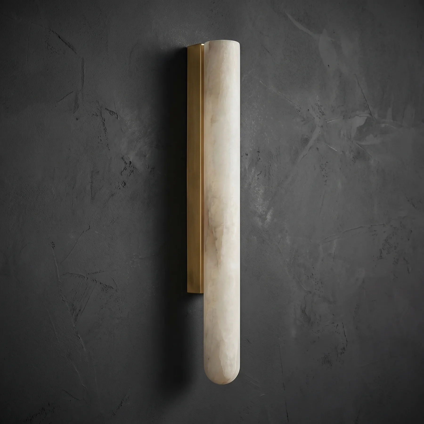 Design 17 Alabaster Cylinder Wall Sconce image 2