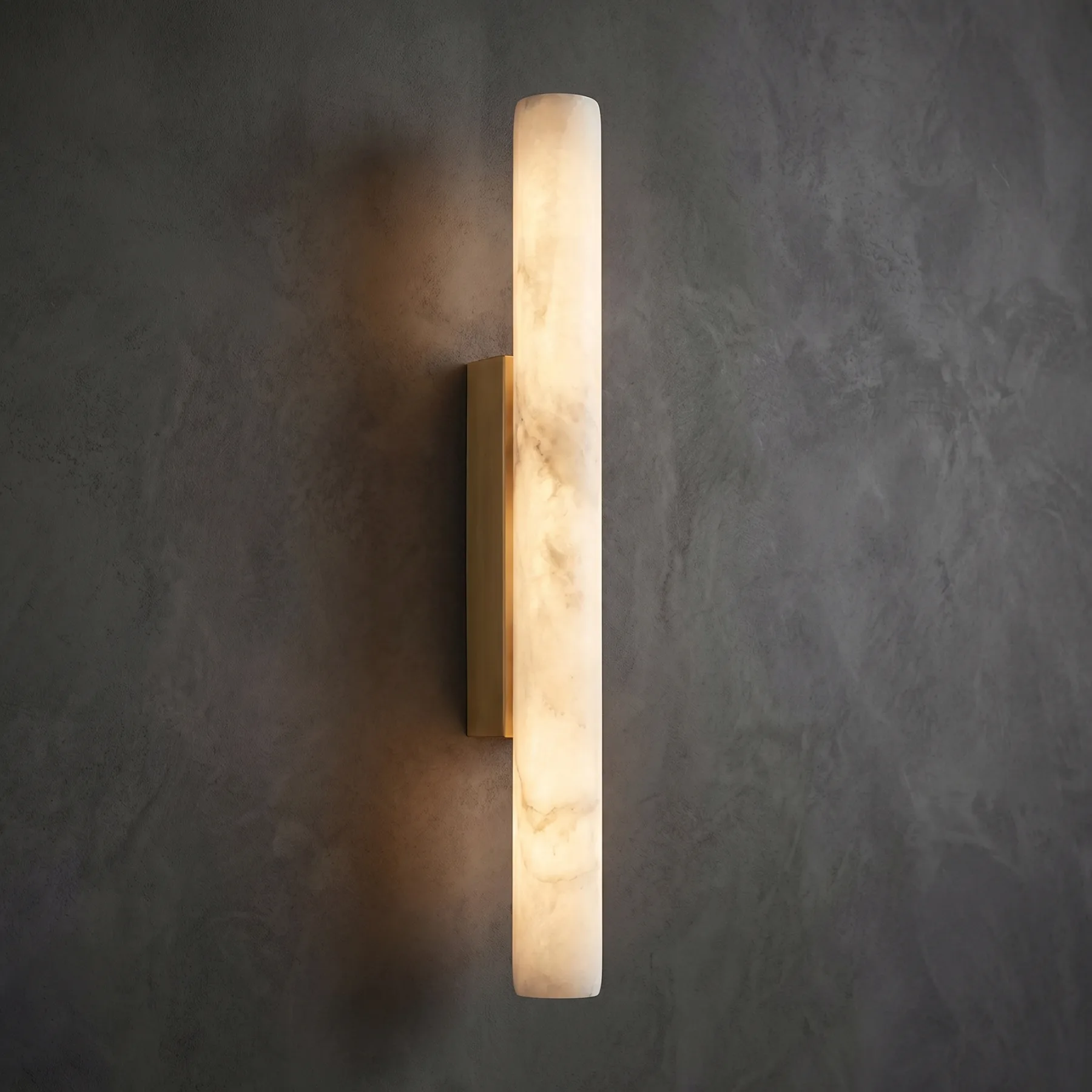 Design 17 Alabaster Cylinder Wall Sconce custom sconces