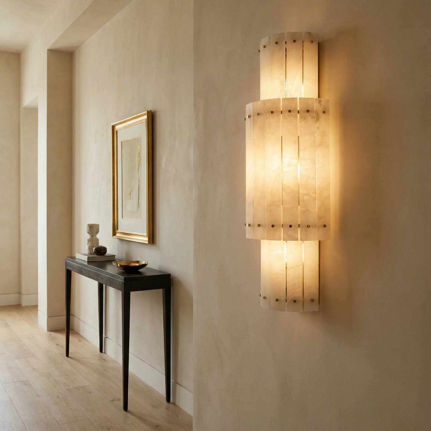 Luminous Alabaster Panel Wall Sconce image 3