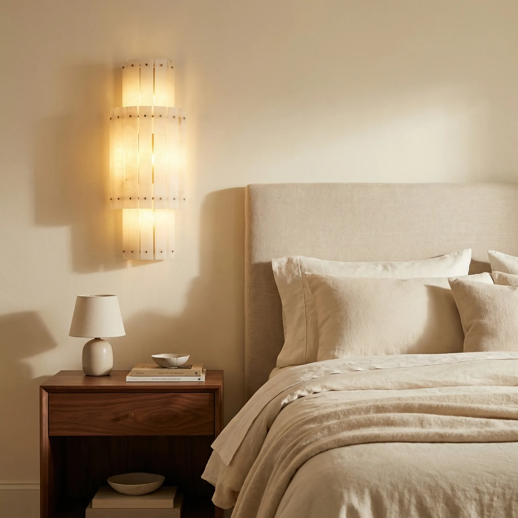 Luminous Alabaster Panel Wall Sconce image 4