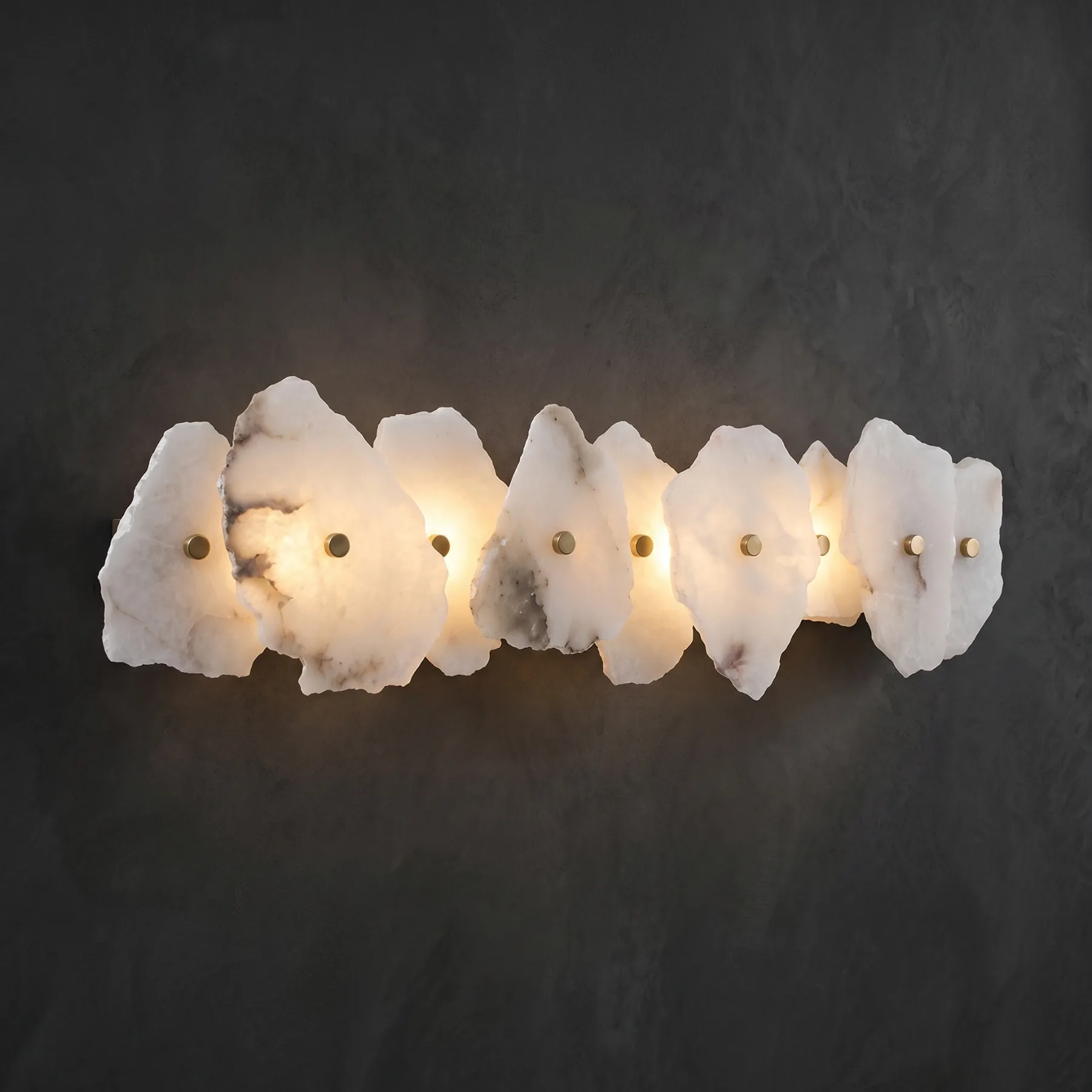 Design 16 Alabaster Linear Wall Sconce custom sconces