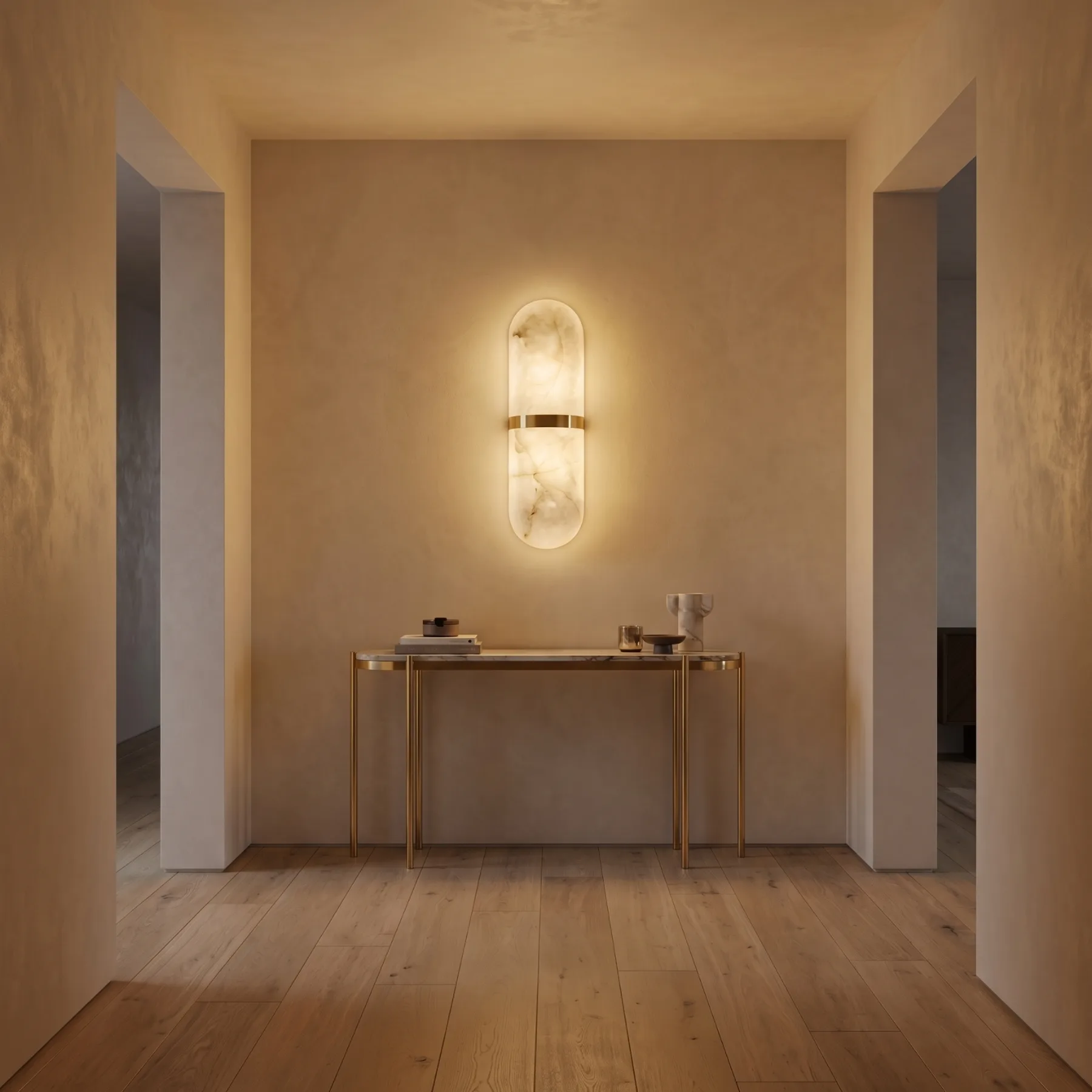 Arden Alabaster Wall Sconce image 4