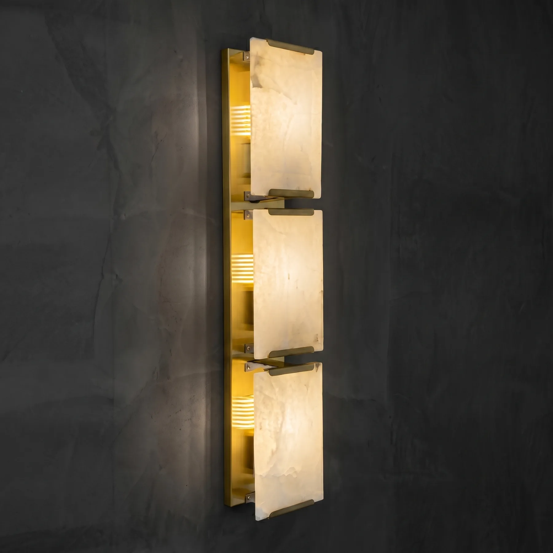 Design 15 Alabaster Linear Wall Sconce custom sconces