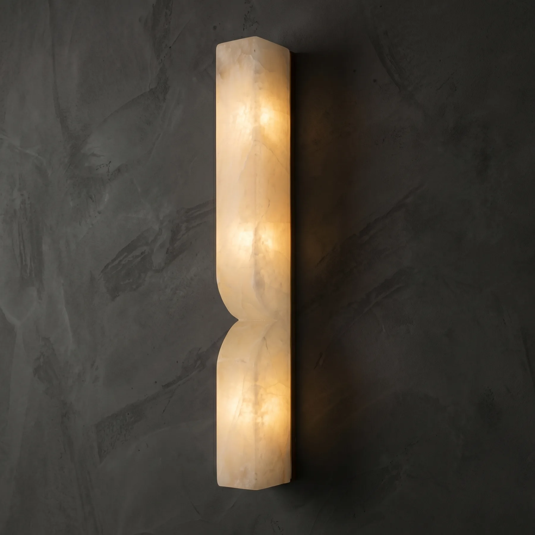 Sculpted Alabaster Wall Sconce custom sconces