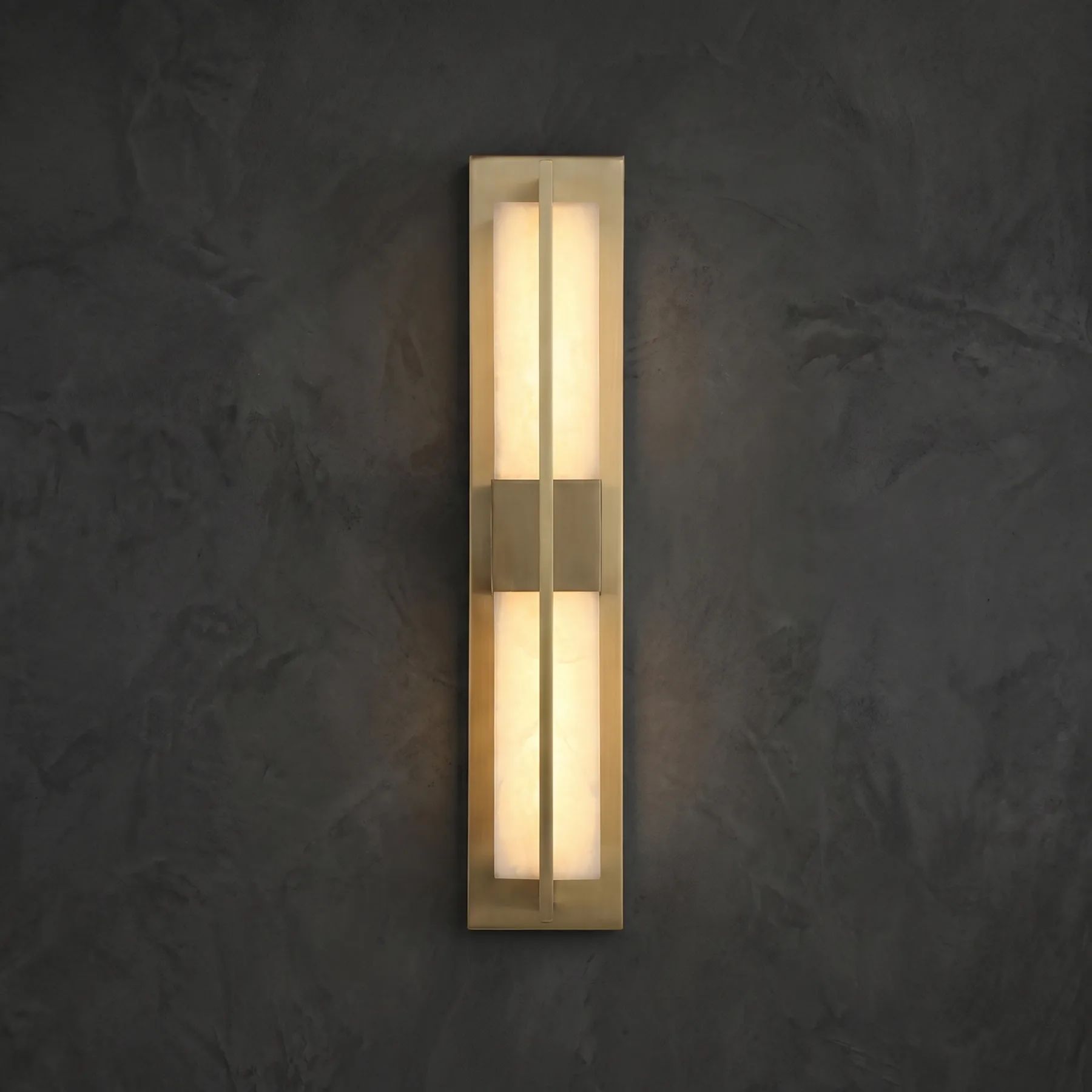 Design 18 Brass Alabaster Wall Sconce custom sconces