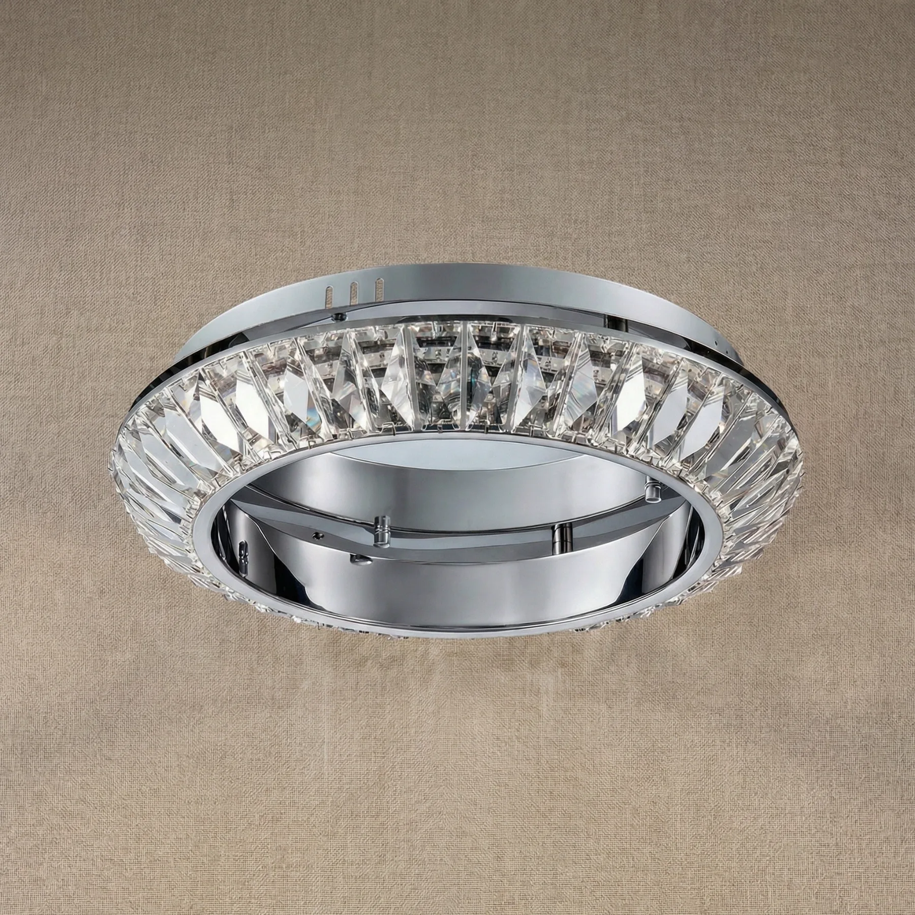 Radiant Crystal Ring Flushmount image 2