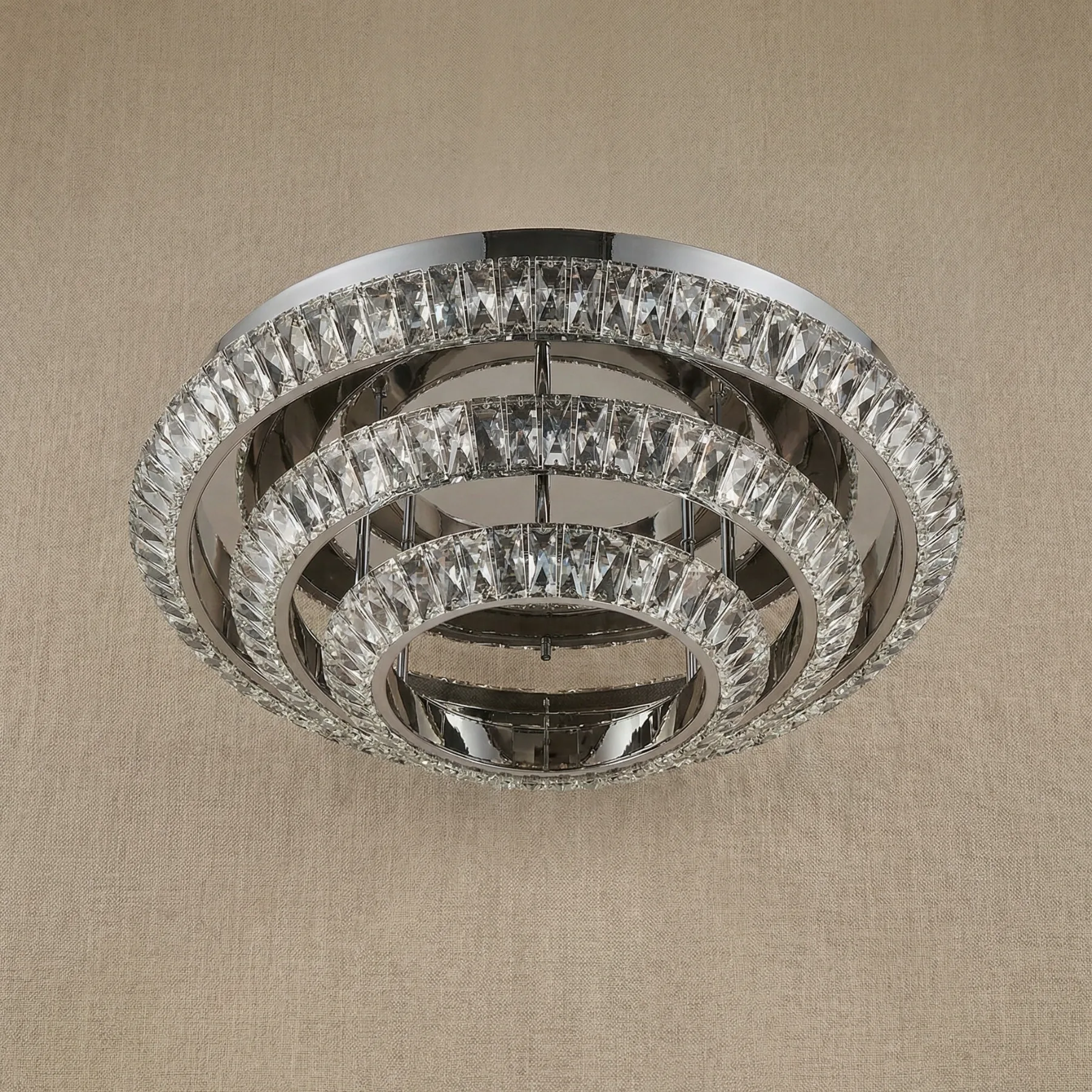 Radiant Crystal Ring Flushmount image 2