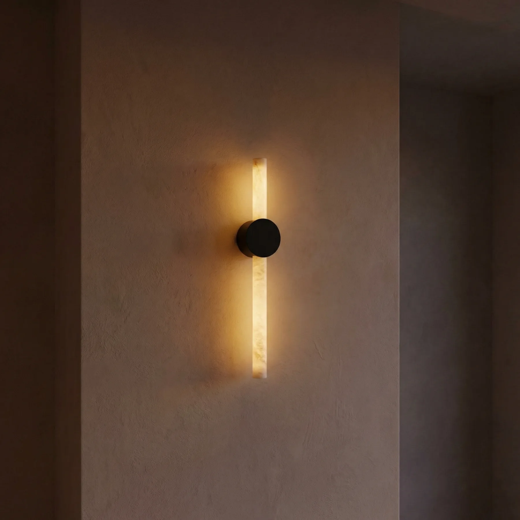 Serene Alabaster Bar Wall Sconce image 2