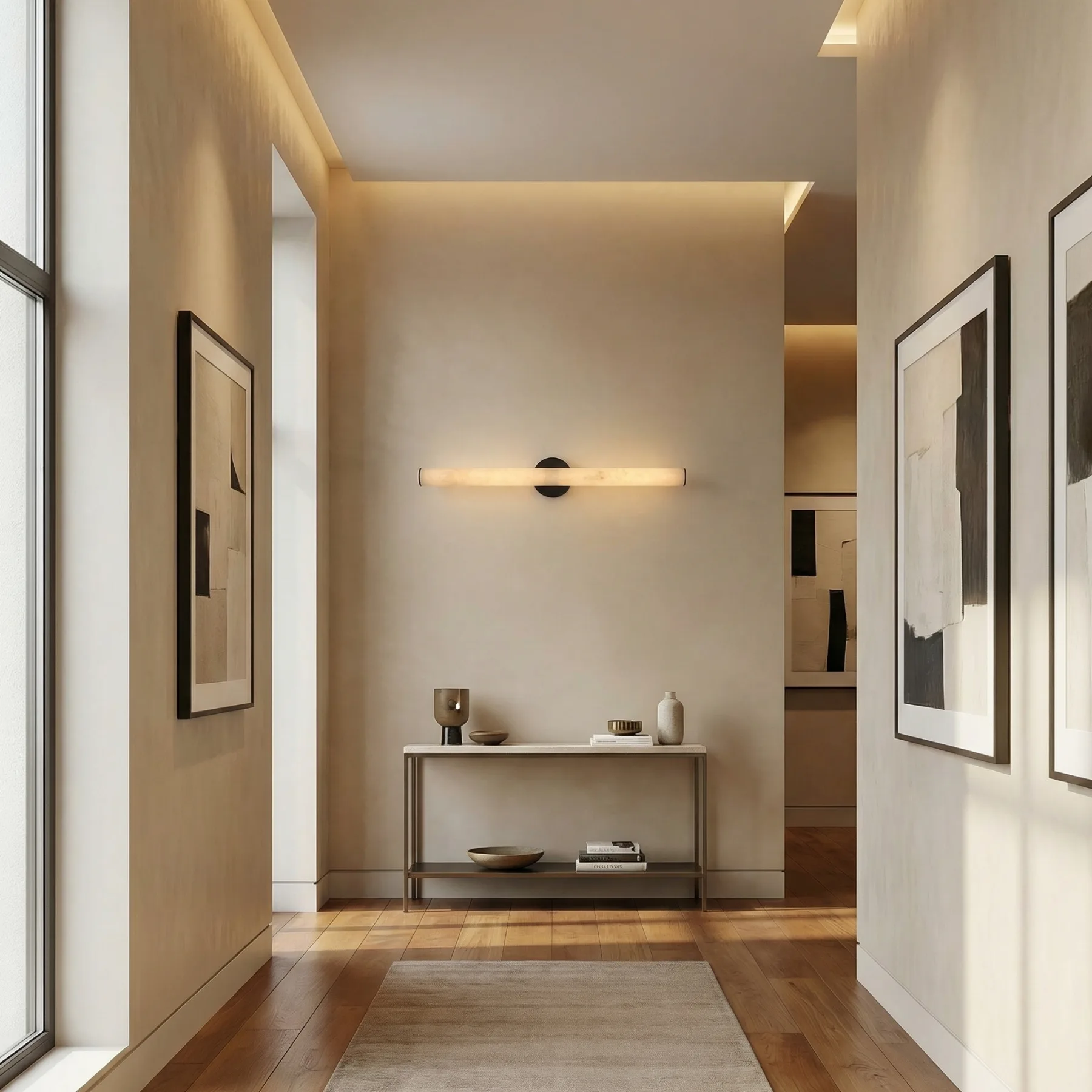 Avel Alabaster Linear Wall Sconce image 4