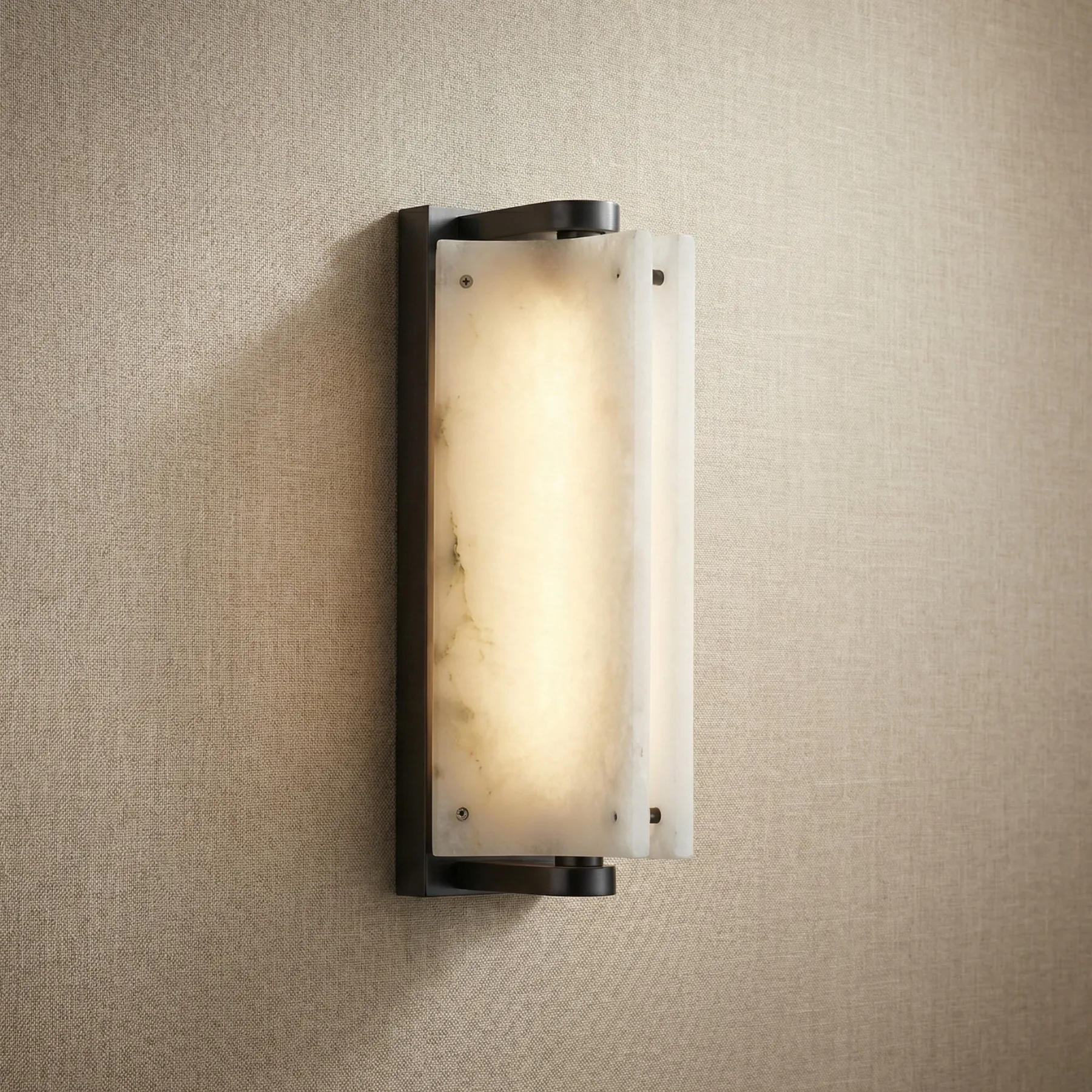 Smoked Alabaster Wall Sconce custom sconces