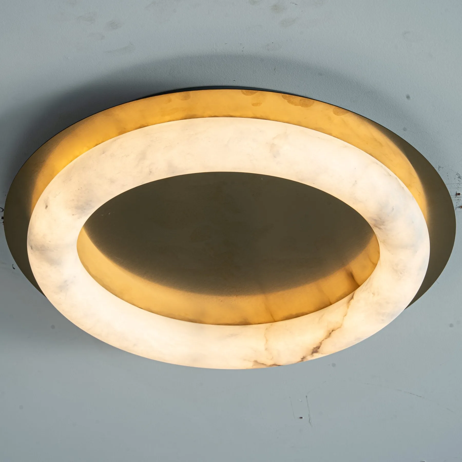 Halo Alabaster Ring Wall Sconce image 6