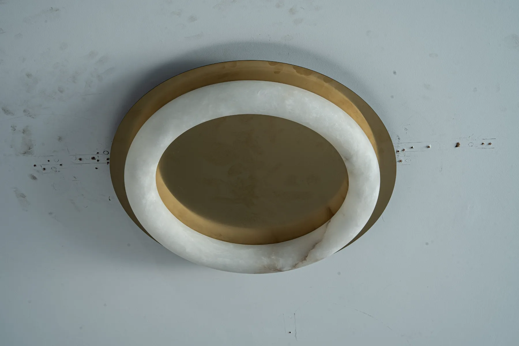Halo Alabaster Ring Wall Sconce image 5