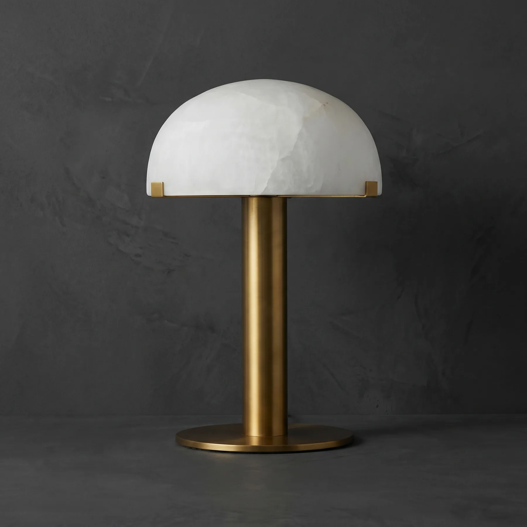 Serene Alabaster Dome Table Lamp image 2