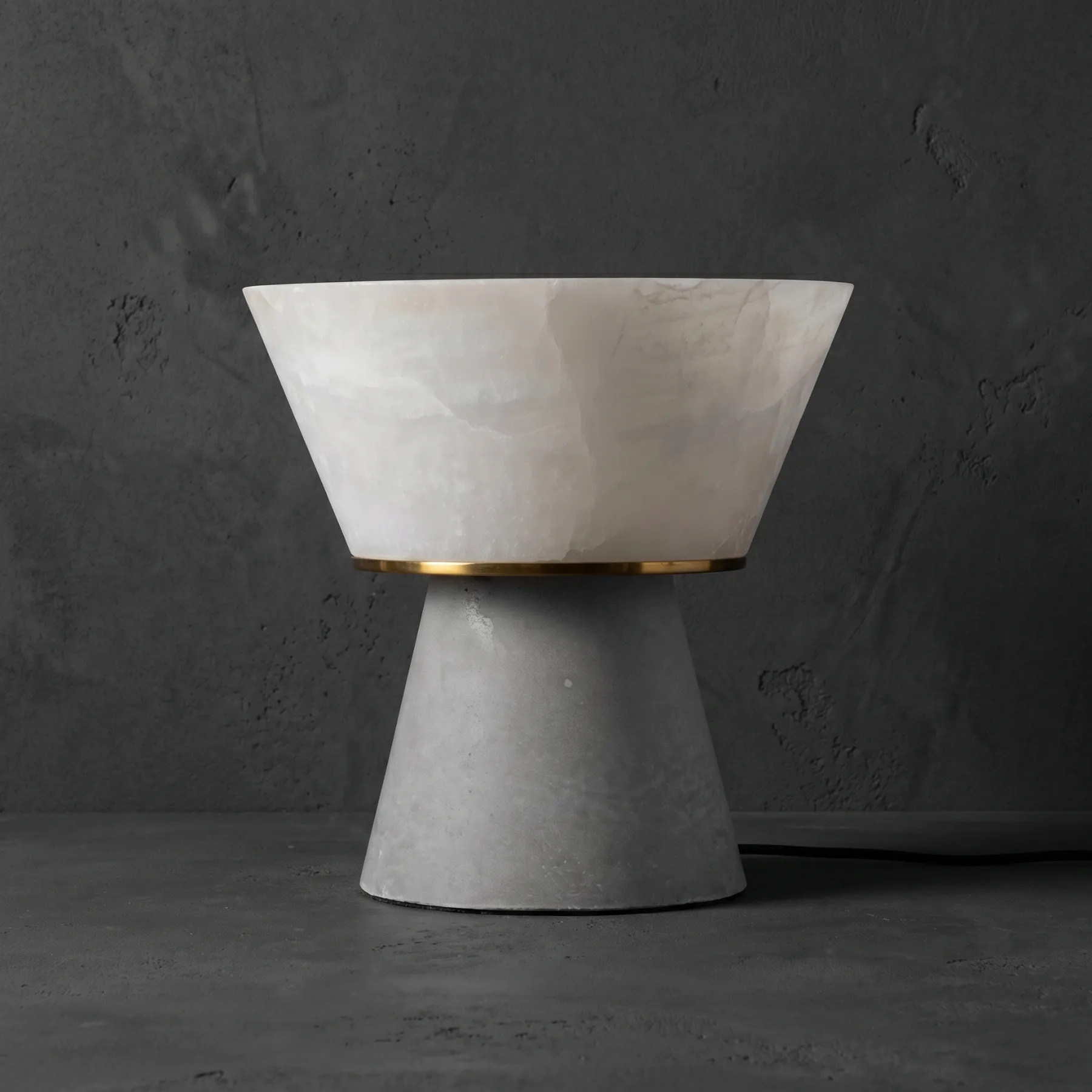 Sculpted Alabaster Table Lamp image 2