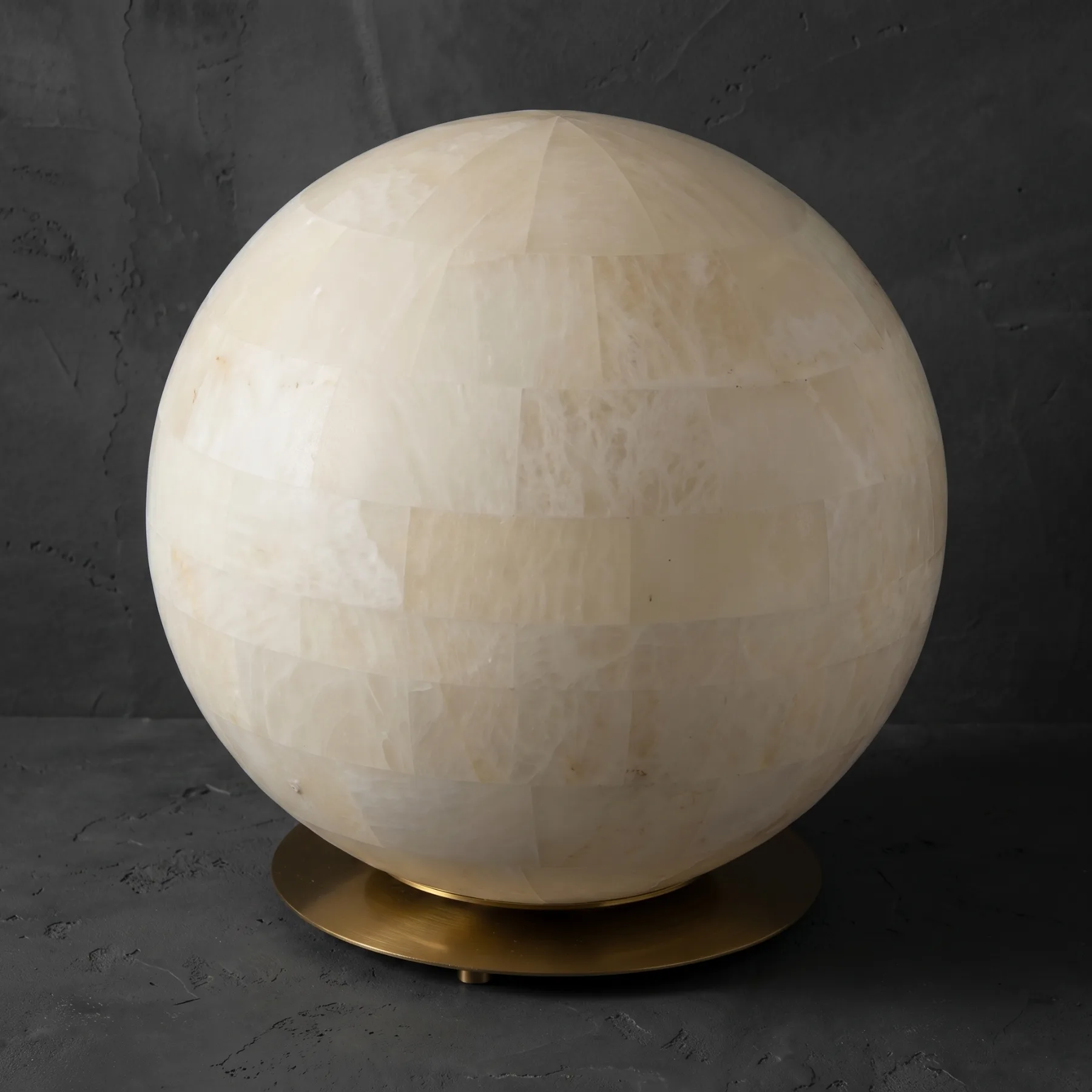 Luminous Alabaster Globe Table Lamp image 2