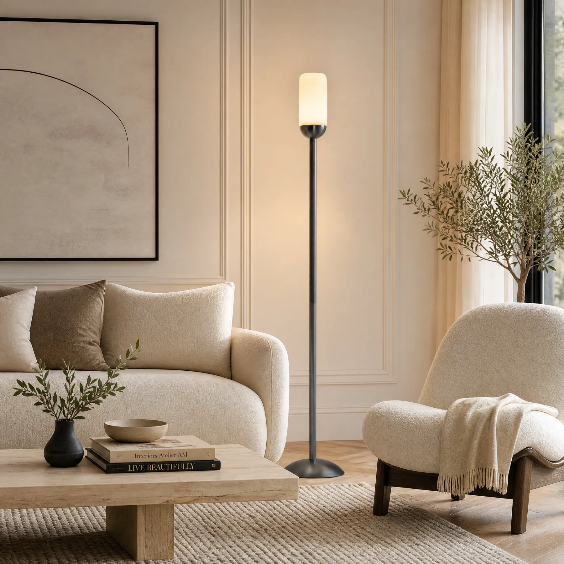 Serene Alabaster Floor Lamp image 6
