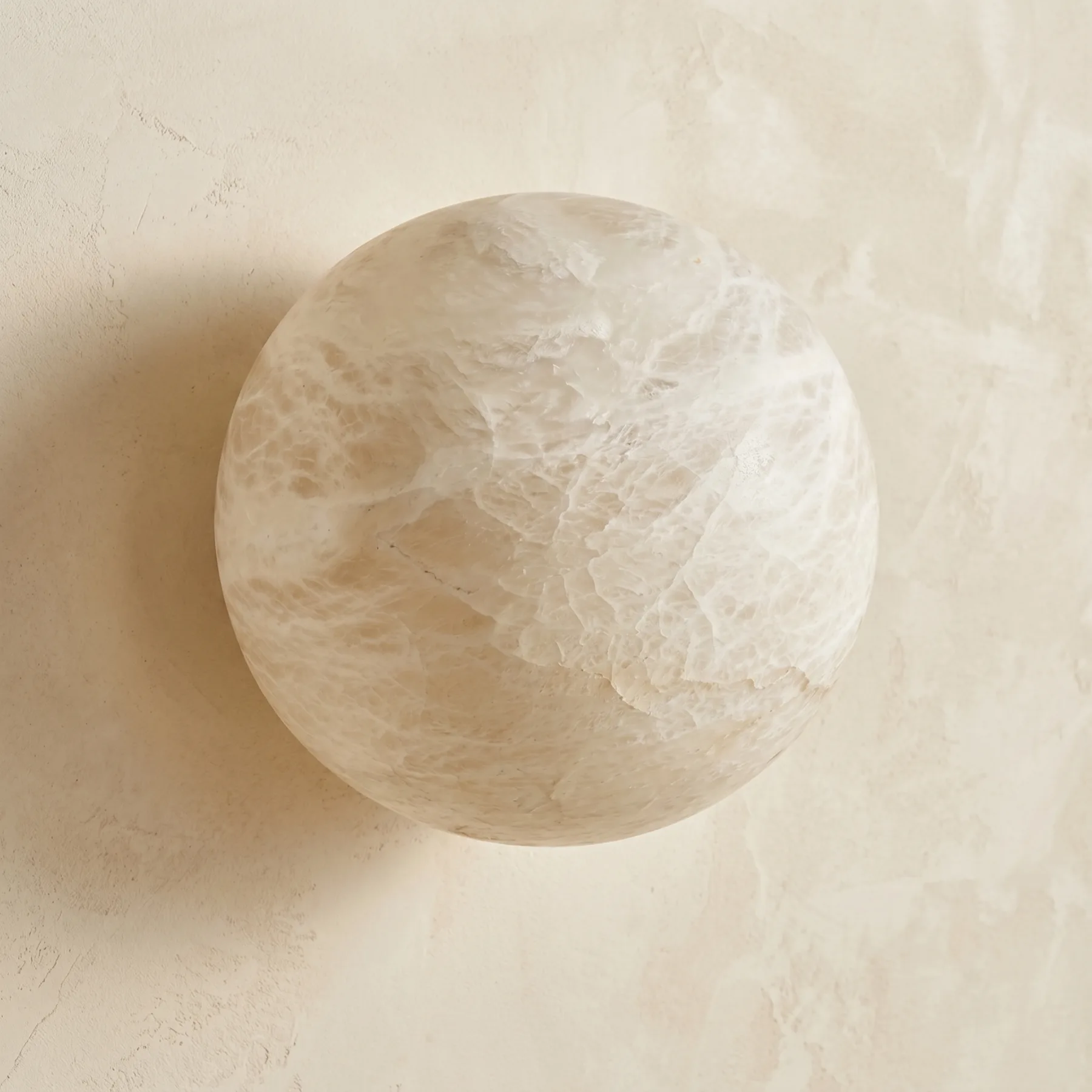 Luminous Alabaster Globe Flushmount image 2