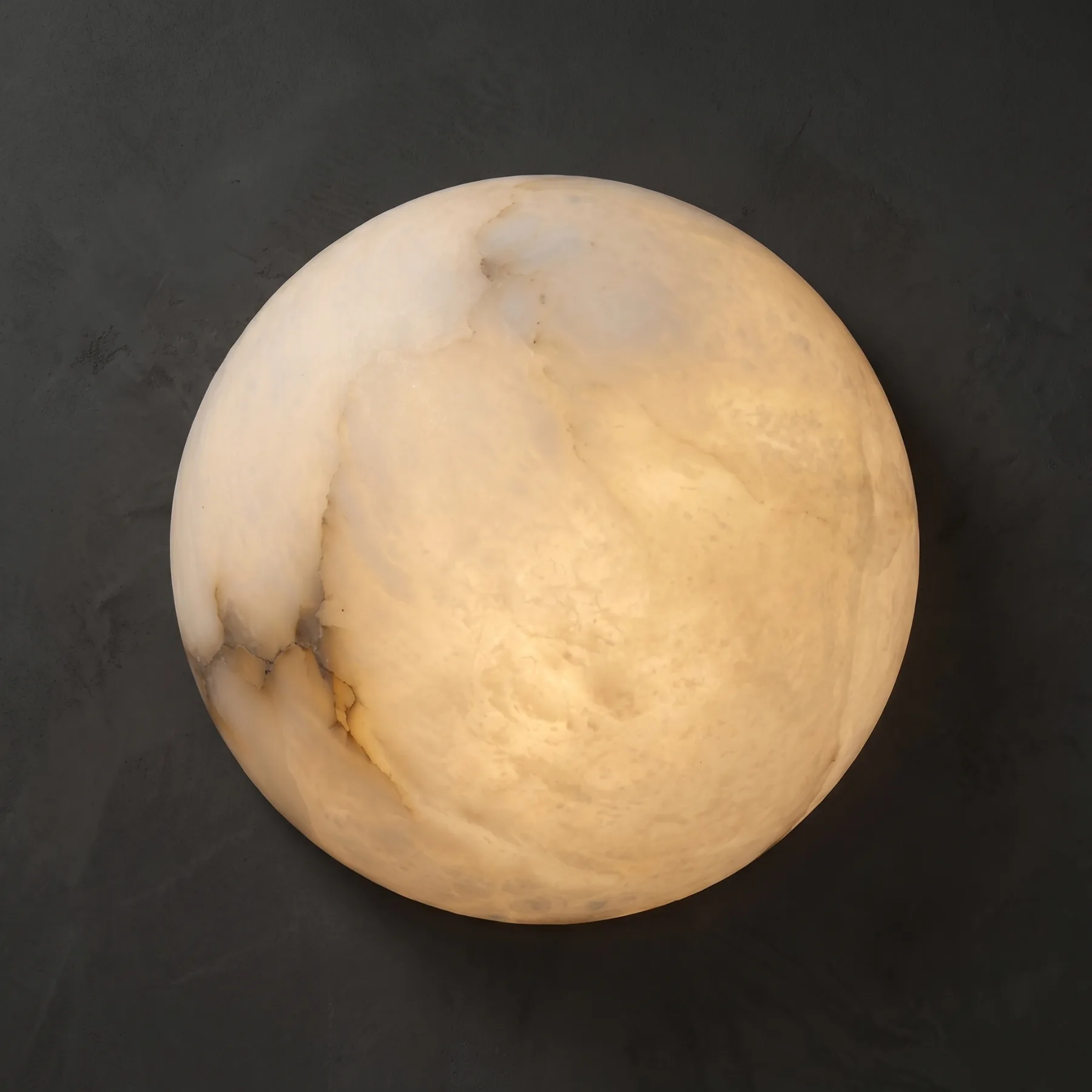 Solene Alabaster Globe Wall Sconce custom sconces