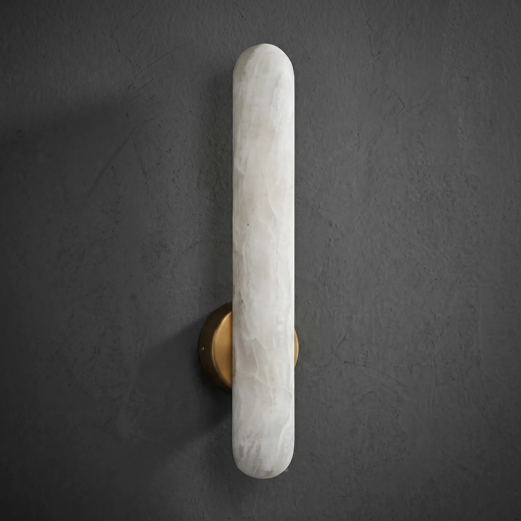 Design 15 Alabaster Cylinder Wall Sconce image 2