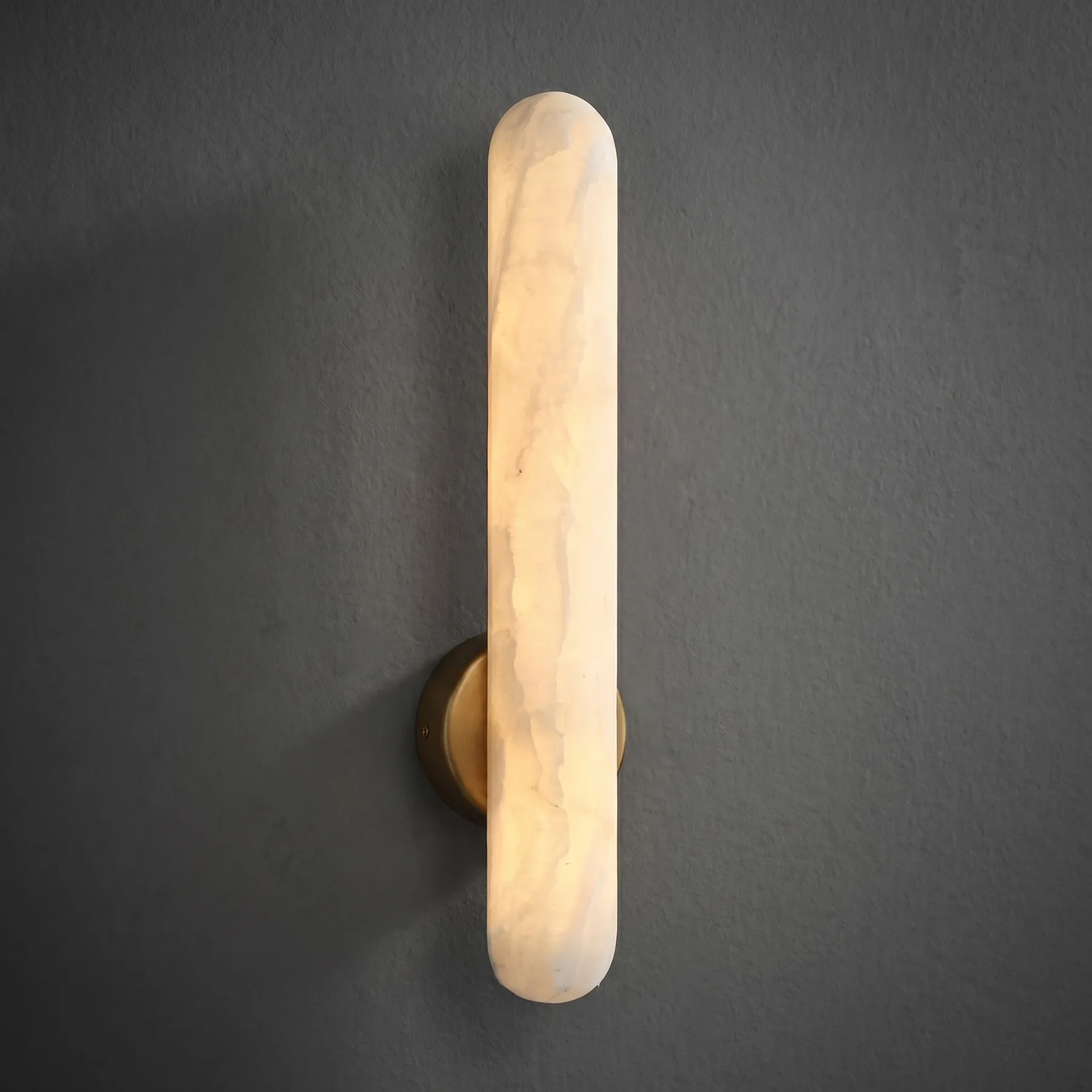 Design 15 Alabaster Cylinder Wall Sconce custom sconces
