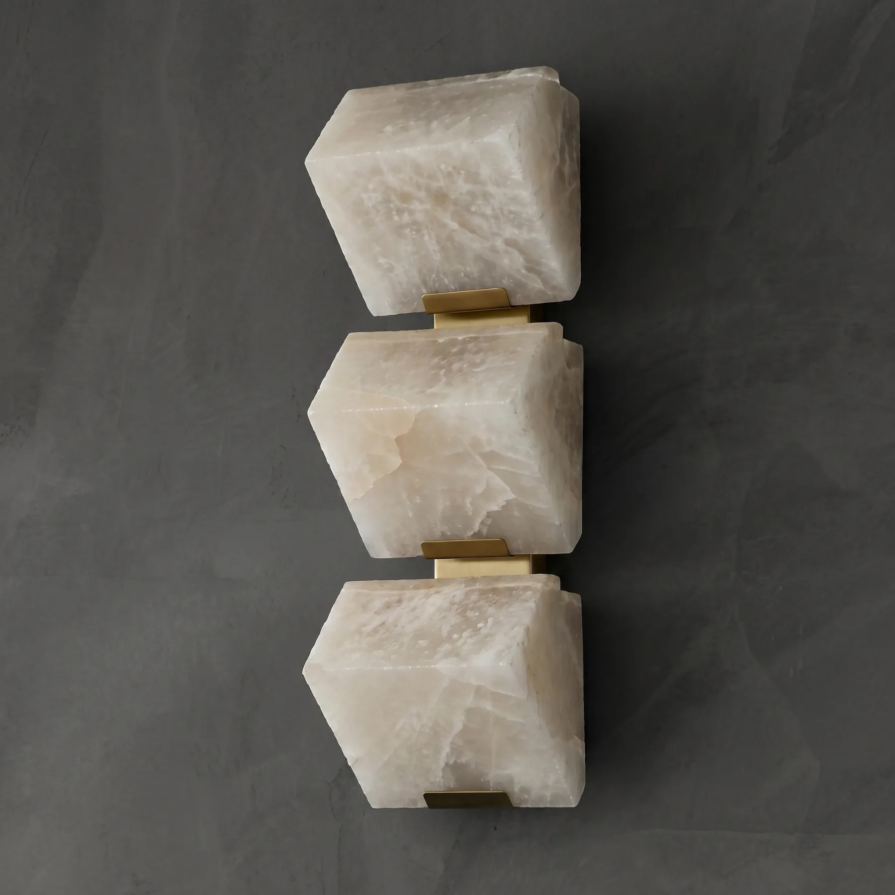 Design 17 Alabaster Cube Wall Sconce image 2