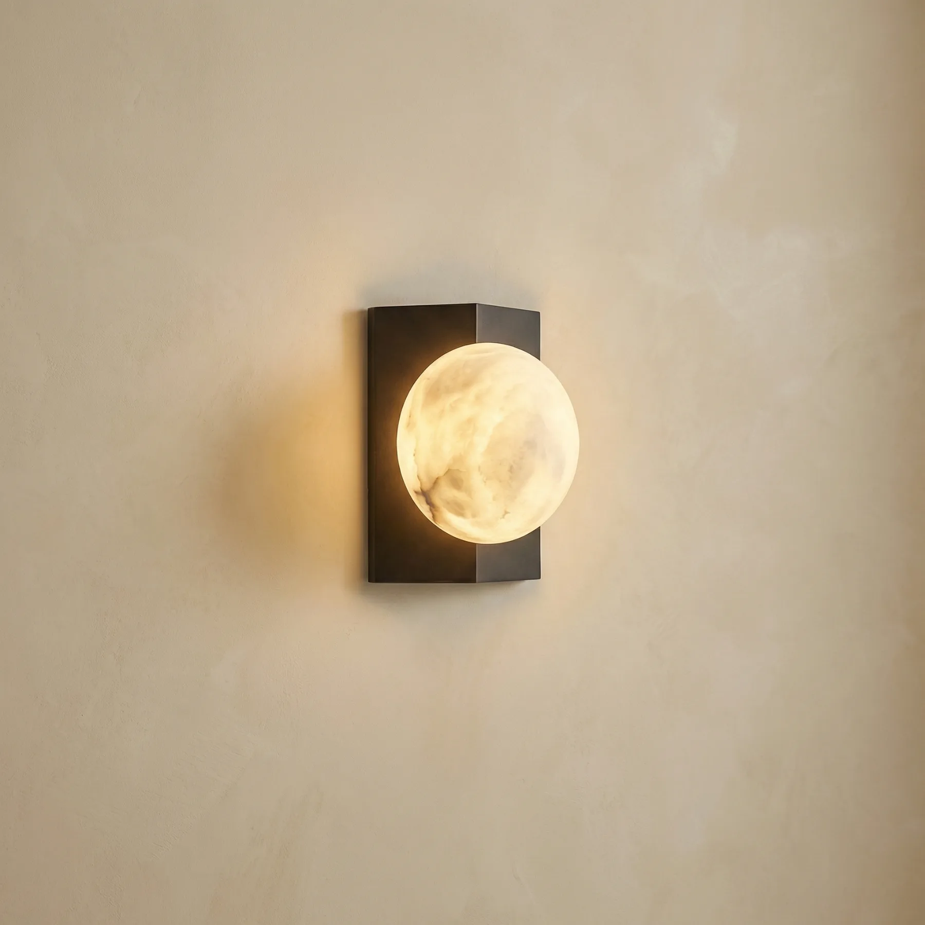 Solene Alabaster Wall Sconce custom sconces