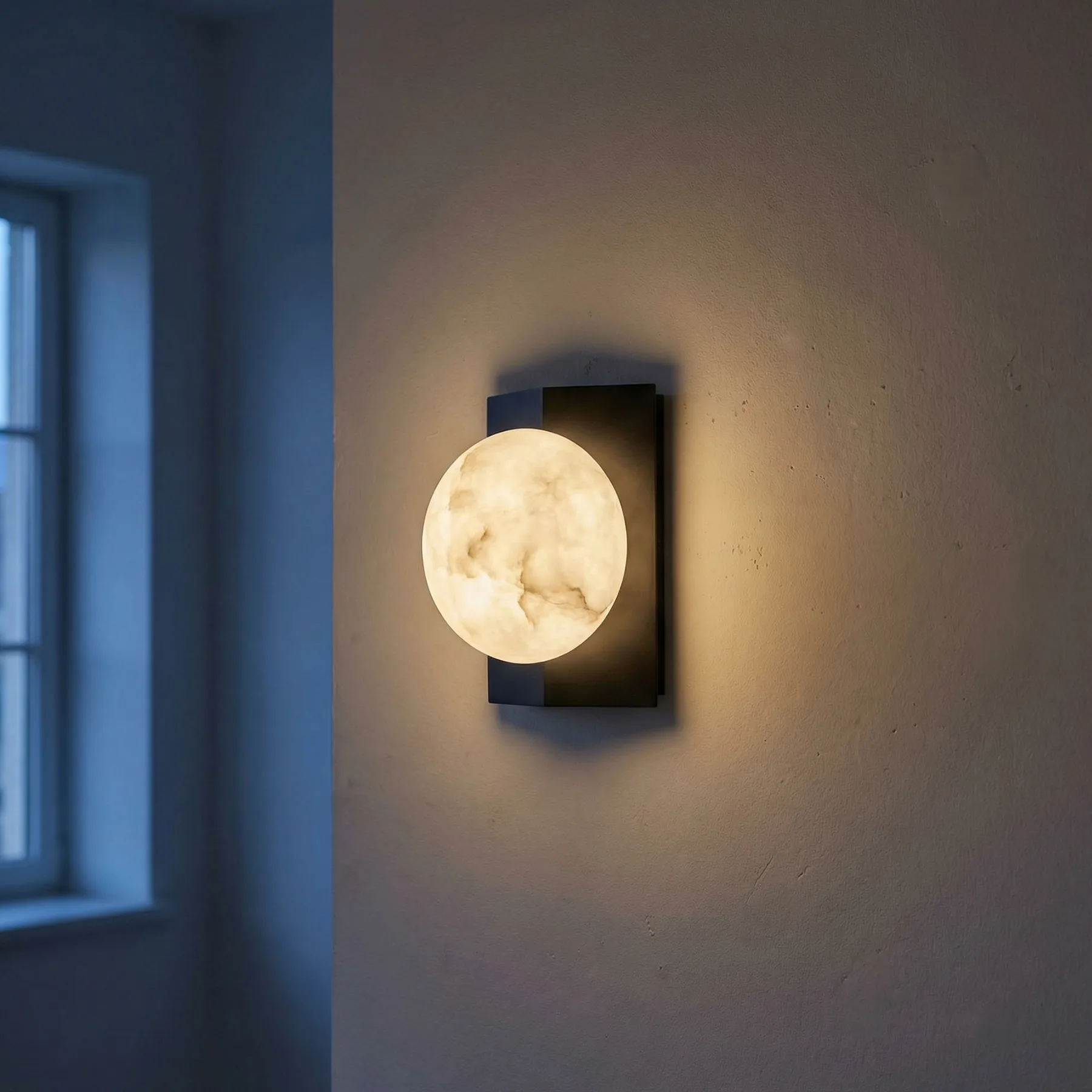 Solene Alabaster Wall Sconce image 2