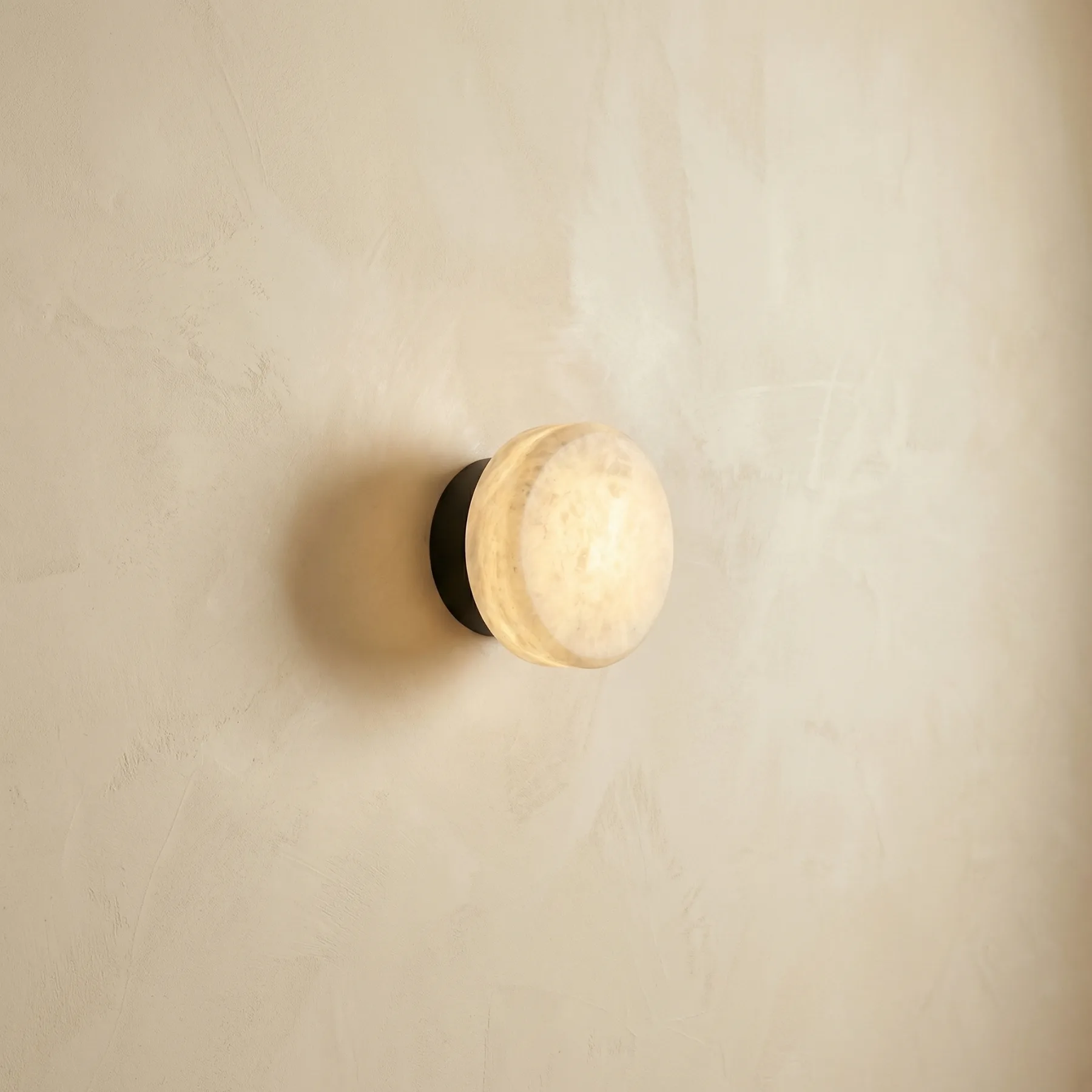 Nora Alabaster Disc Wall Sconce custom sconces