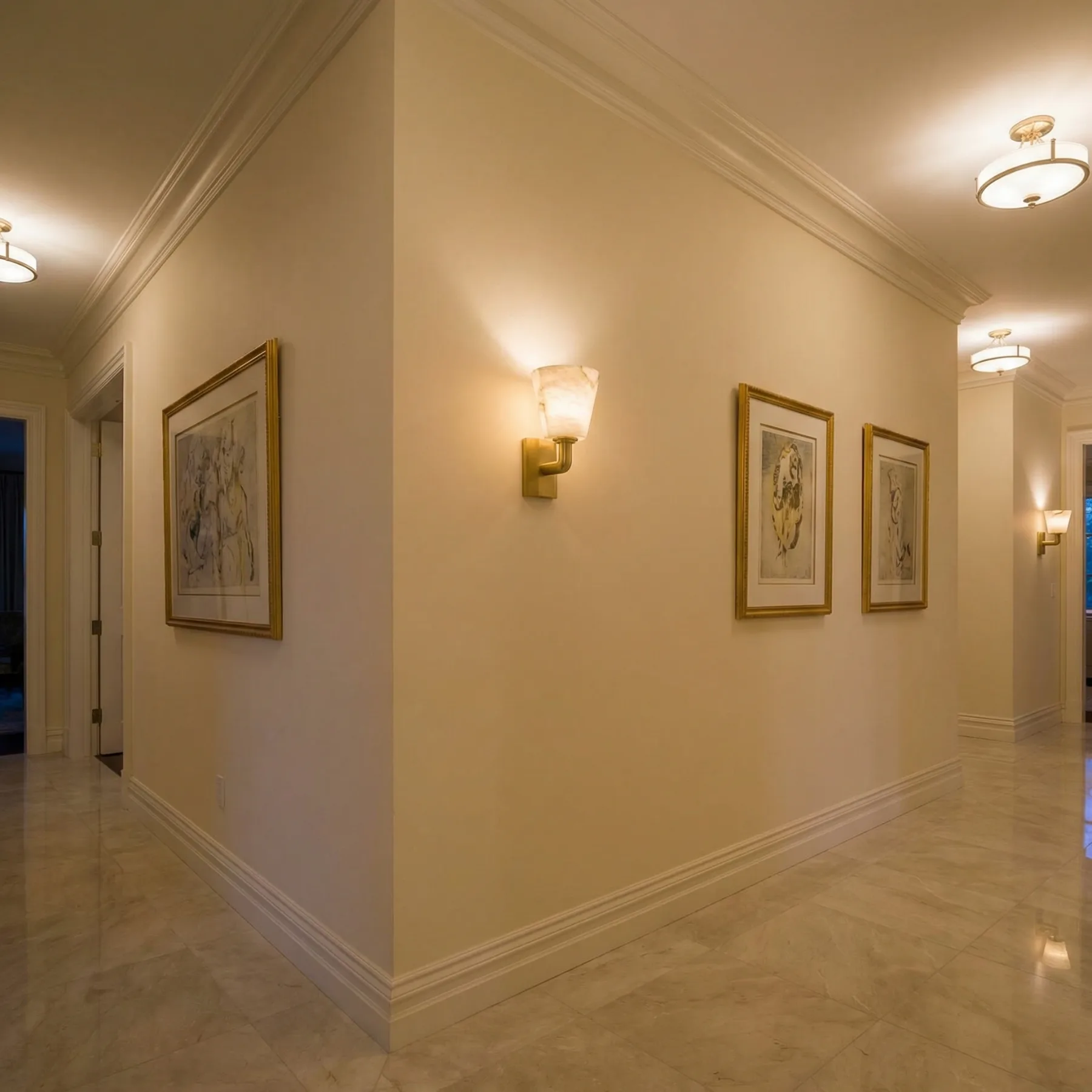 Vesta Alabaster Wall Sconce image 3