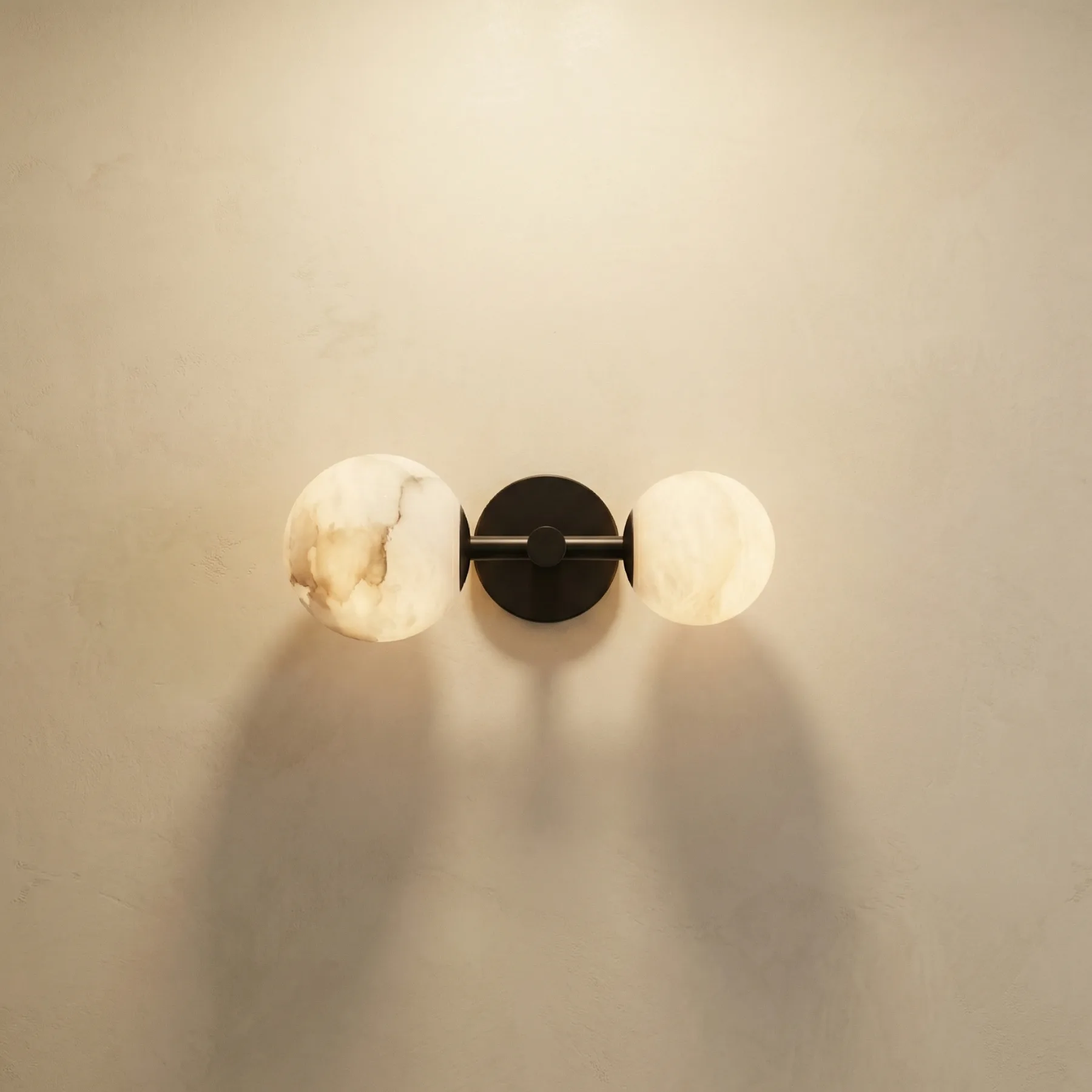 Alabaster Orb Wall Sconce custom sconces