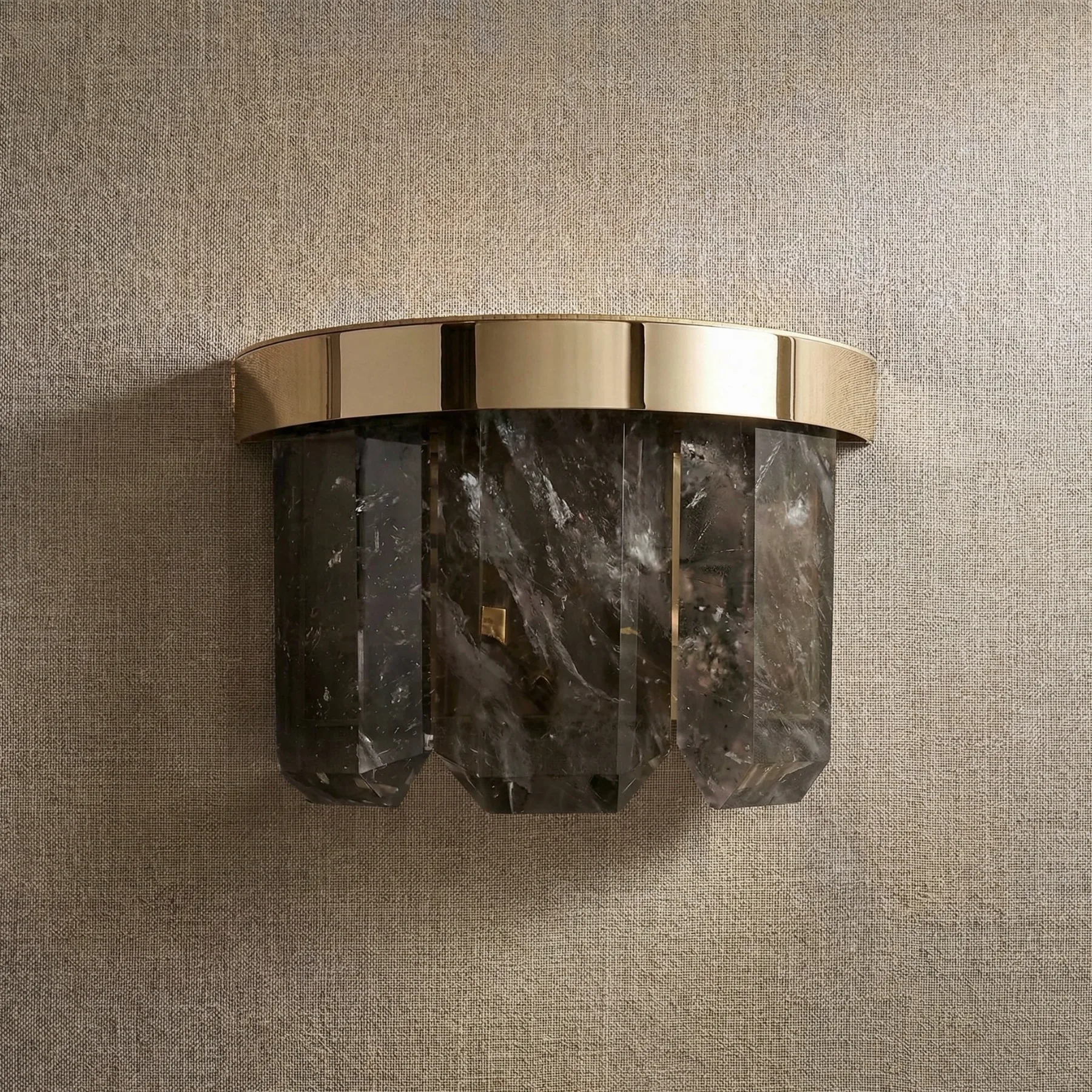Gilded Crystal Wall Sconce image 5