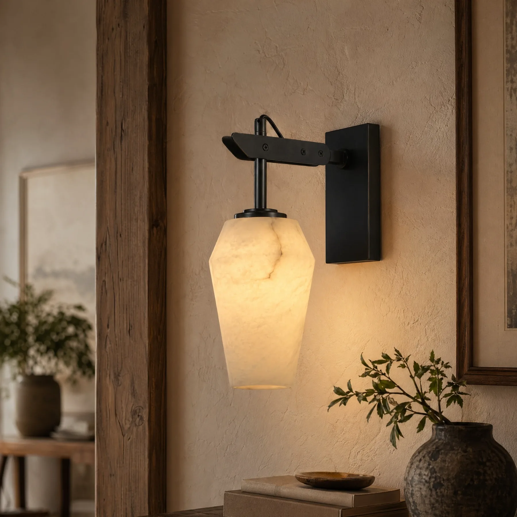 Aurelian Alabaster Wall Sconce image 4