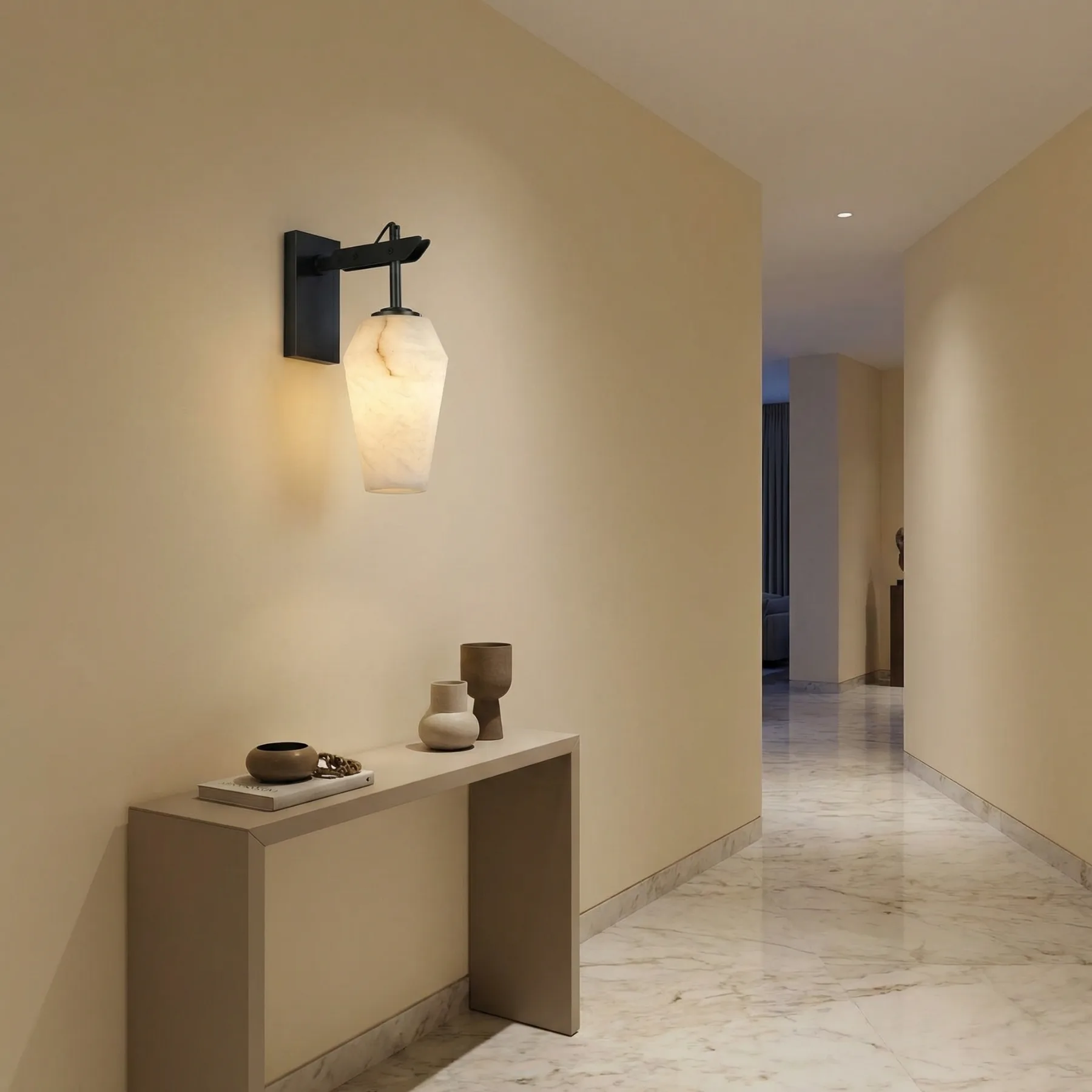 Aurelian Alabaster Wall Sconce image 3