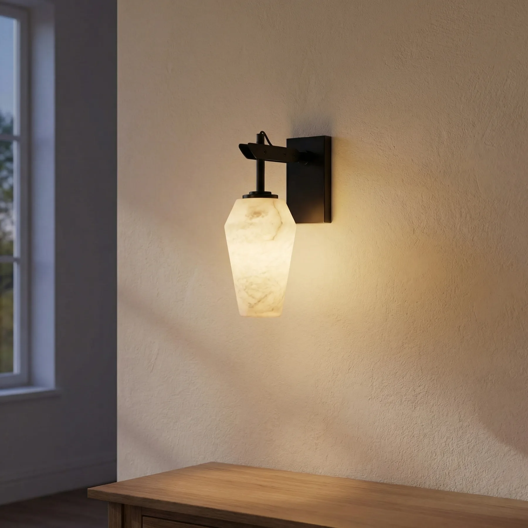 Aurelian Alabaster Wall Sconce image 2