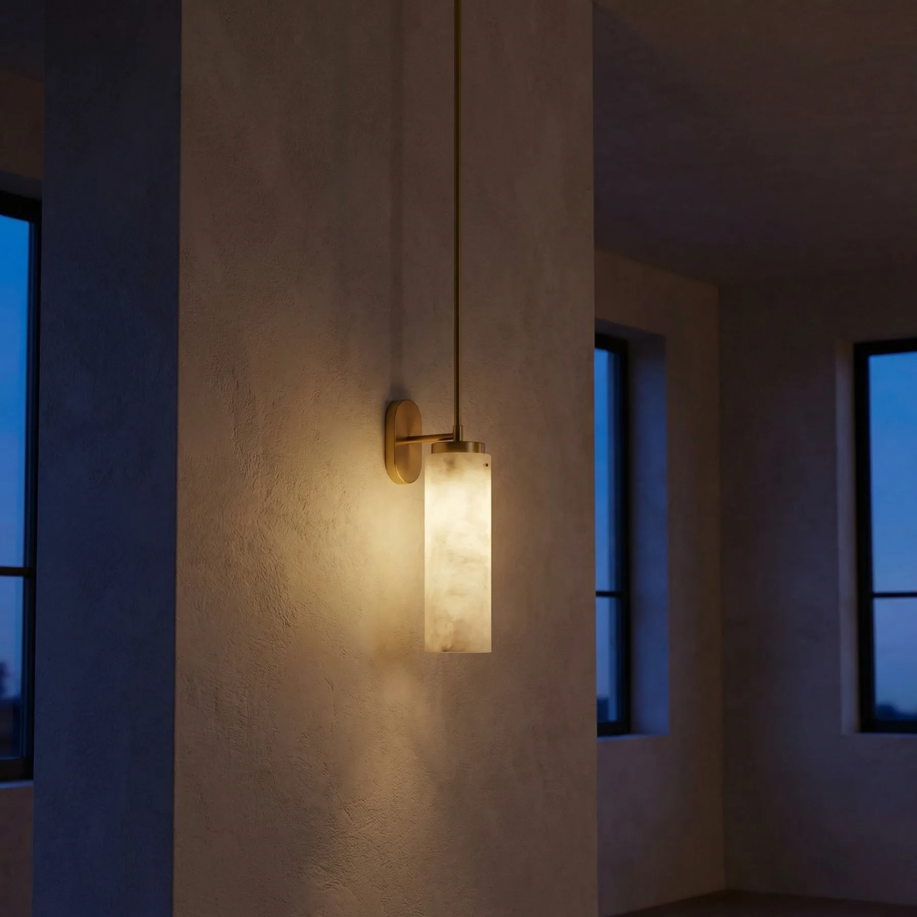 Luminous Alabaster Wall Sconce image 2