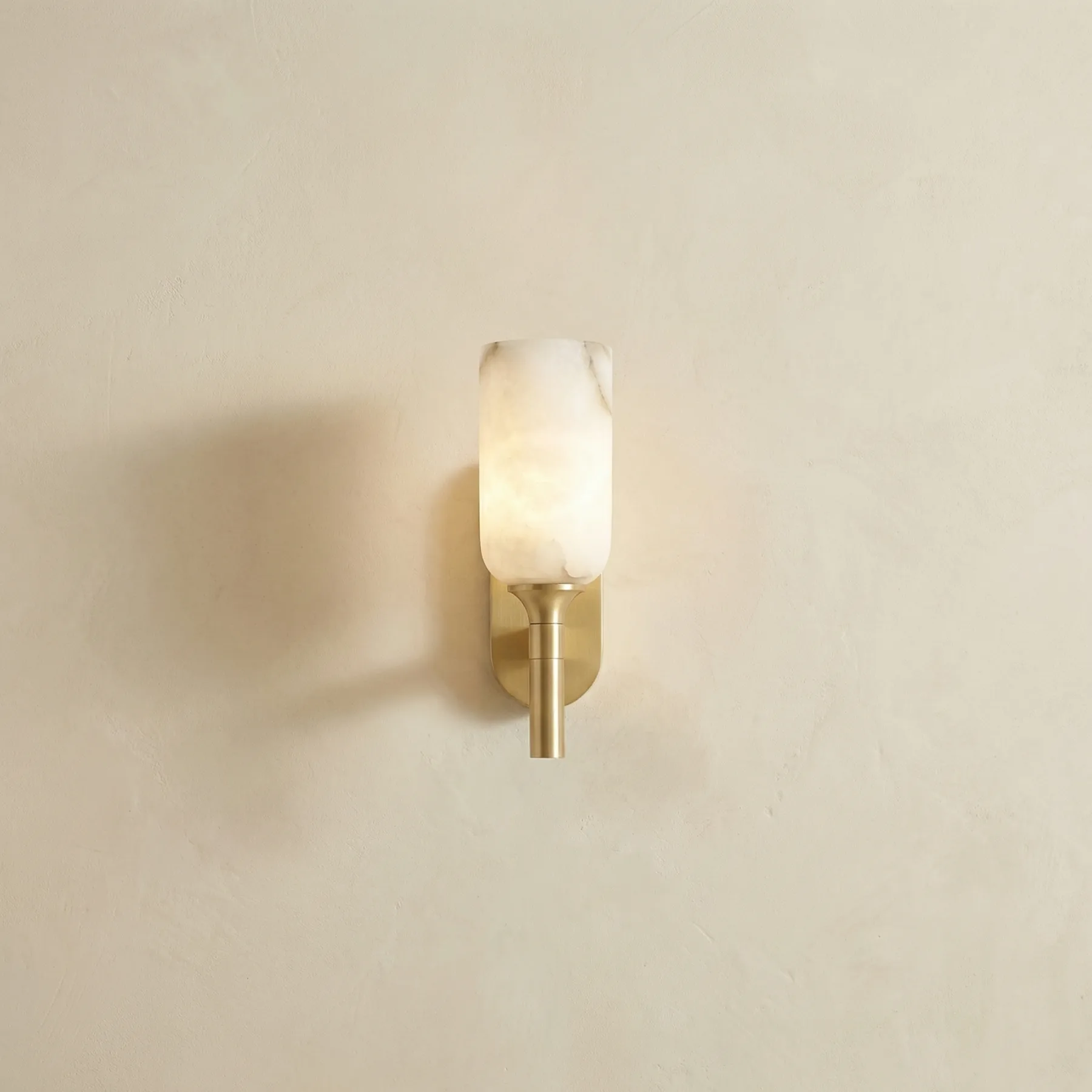 Gilded Alabaster Wall Sconce custom sconces