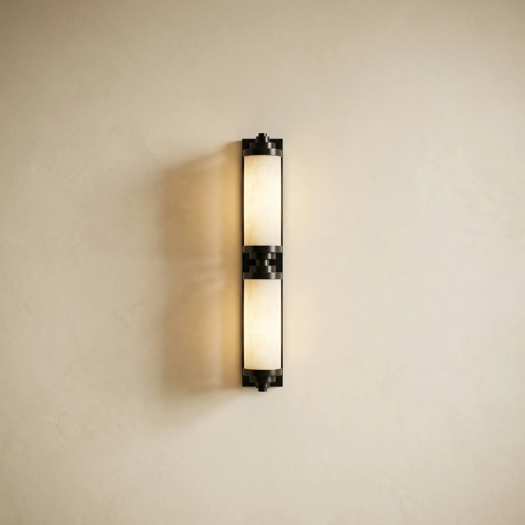 Serene Alabaster Cylinder Wall Sconce custom sconces