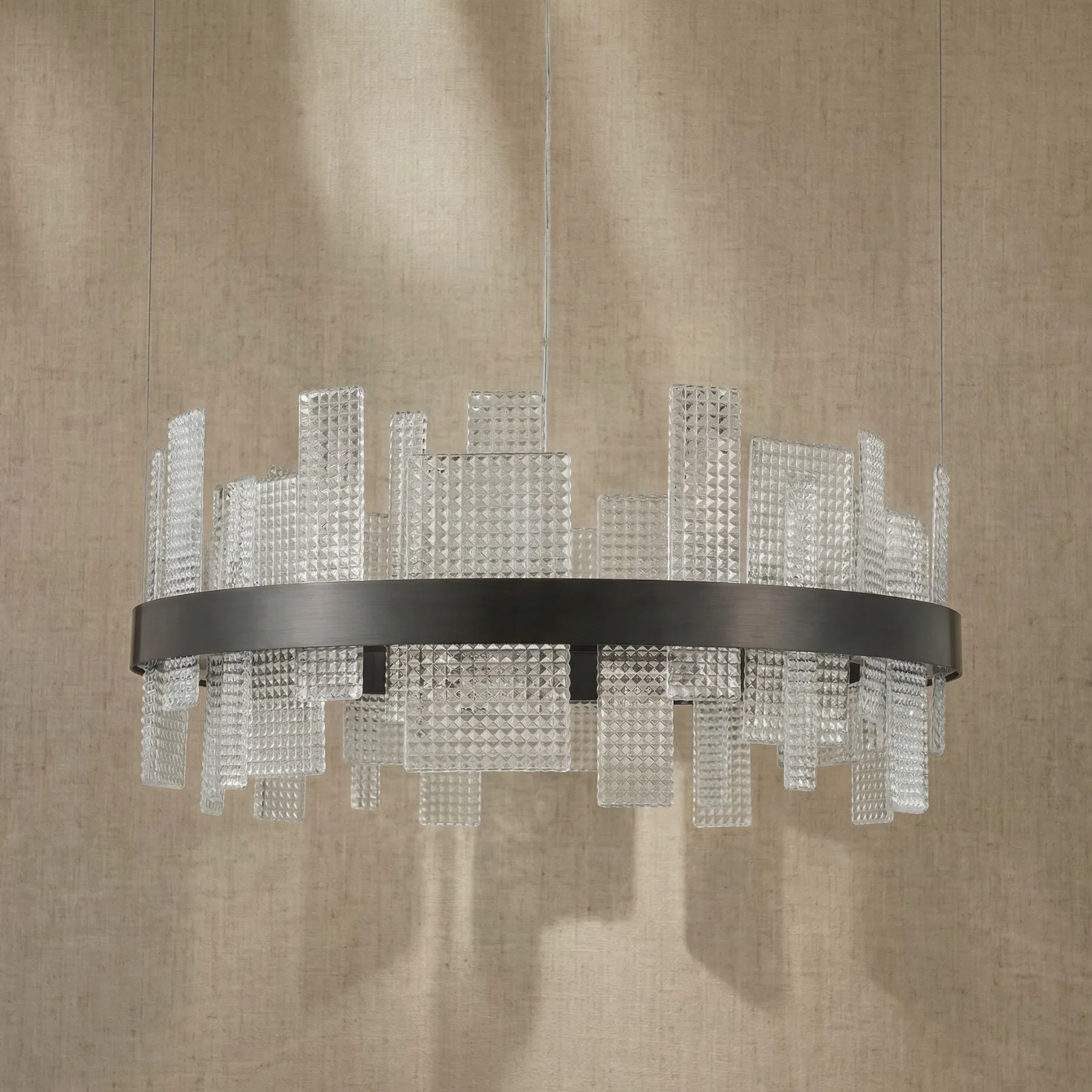 Metropolitan Crystal Ring Chandelier image 2