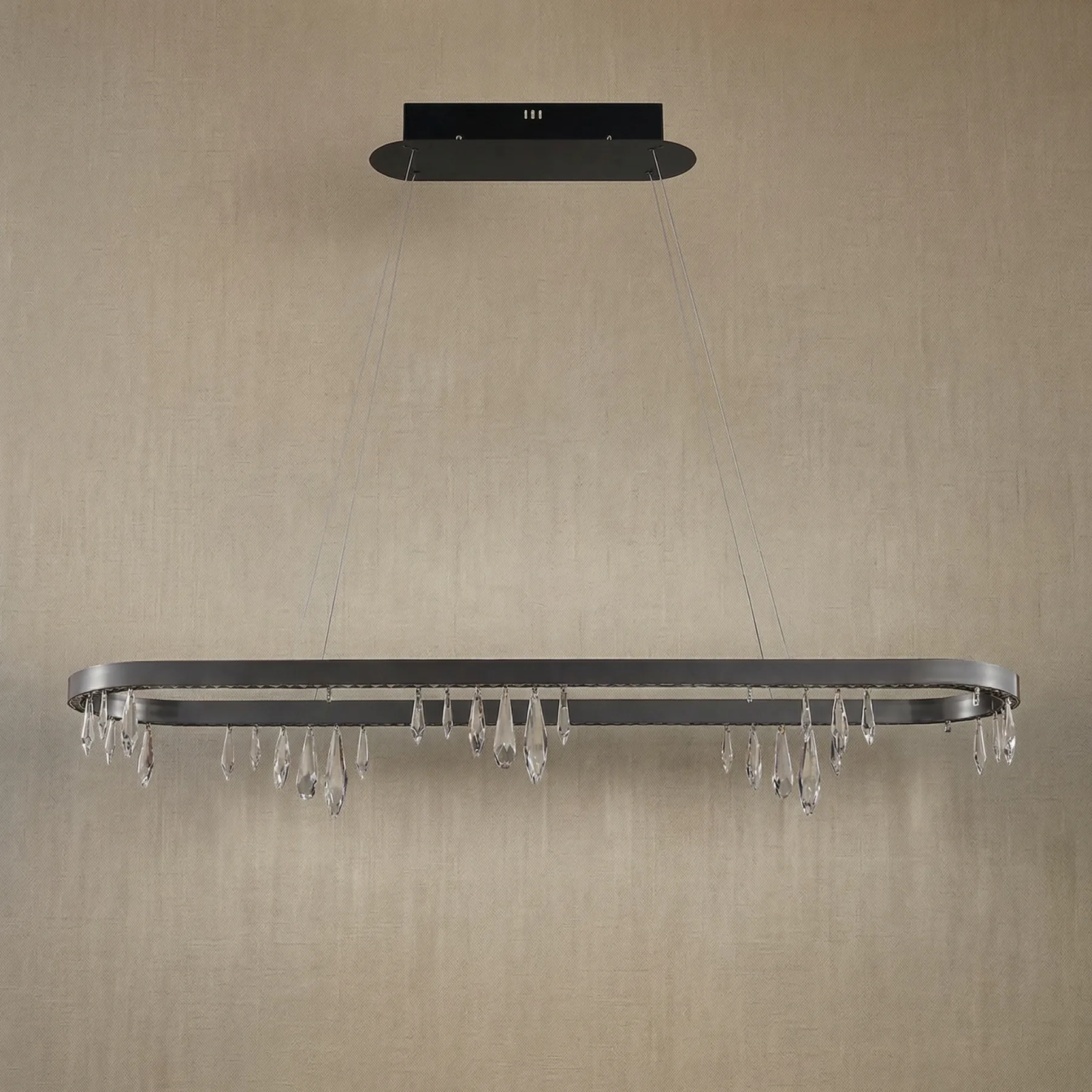 Luminous Crystal Linear Chandelier image 5