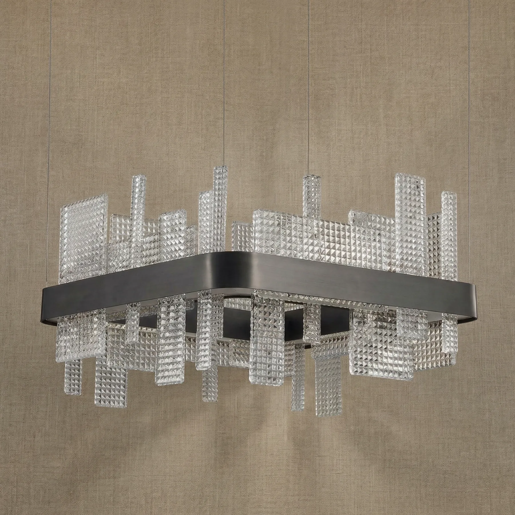 Metropolitan Crystal Frame Chandelier image 3