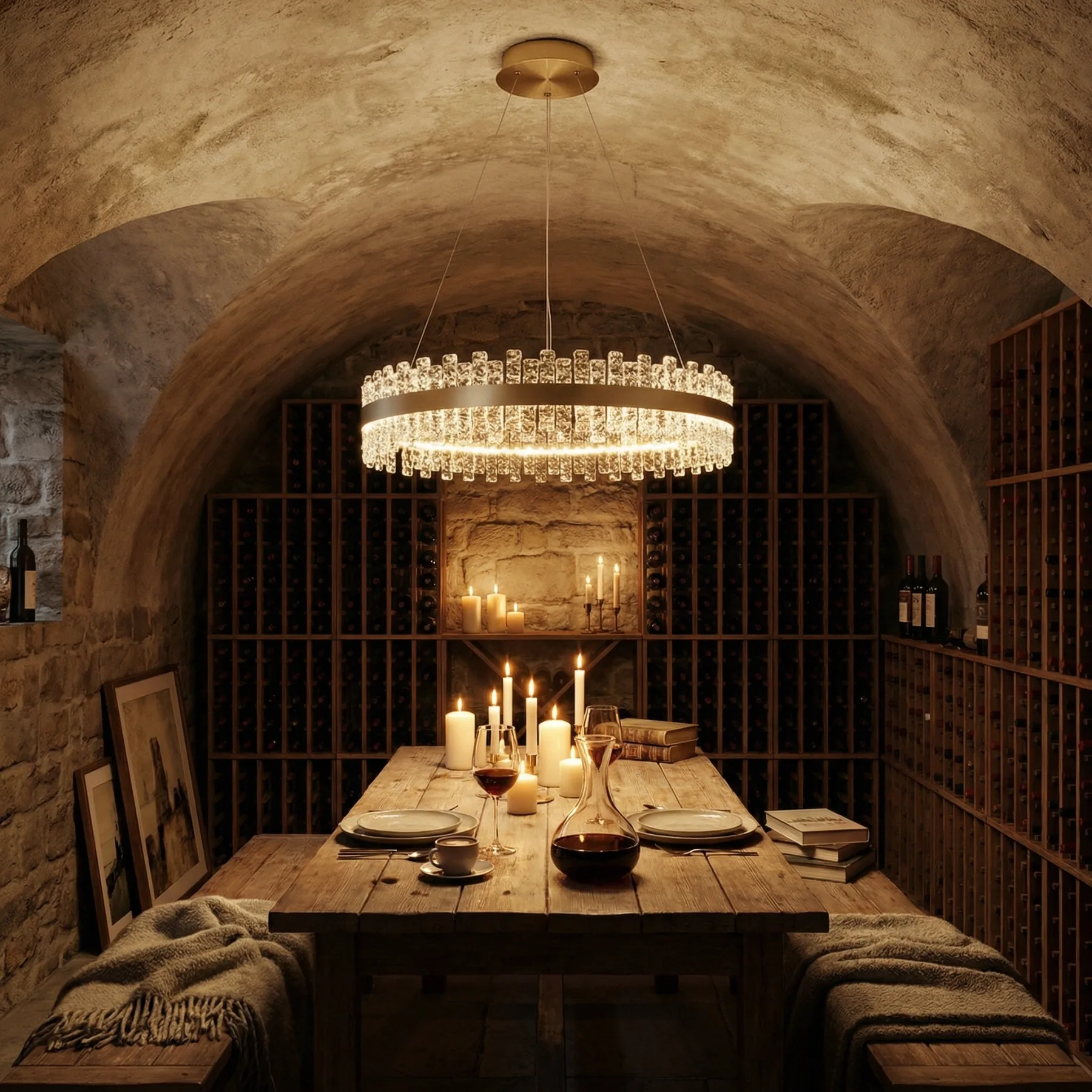 Aureate Crystal Ring Chandelier image 4